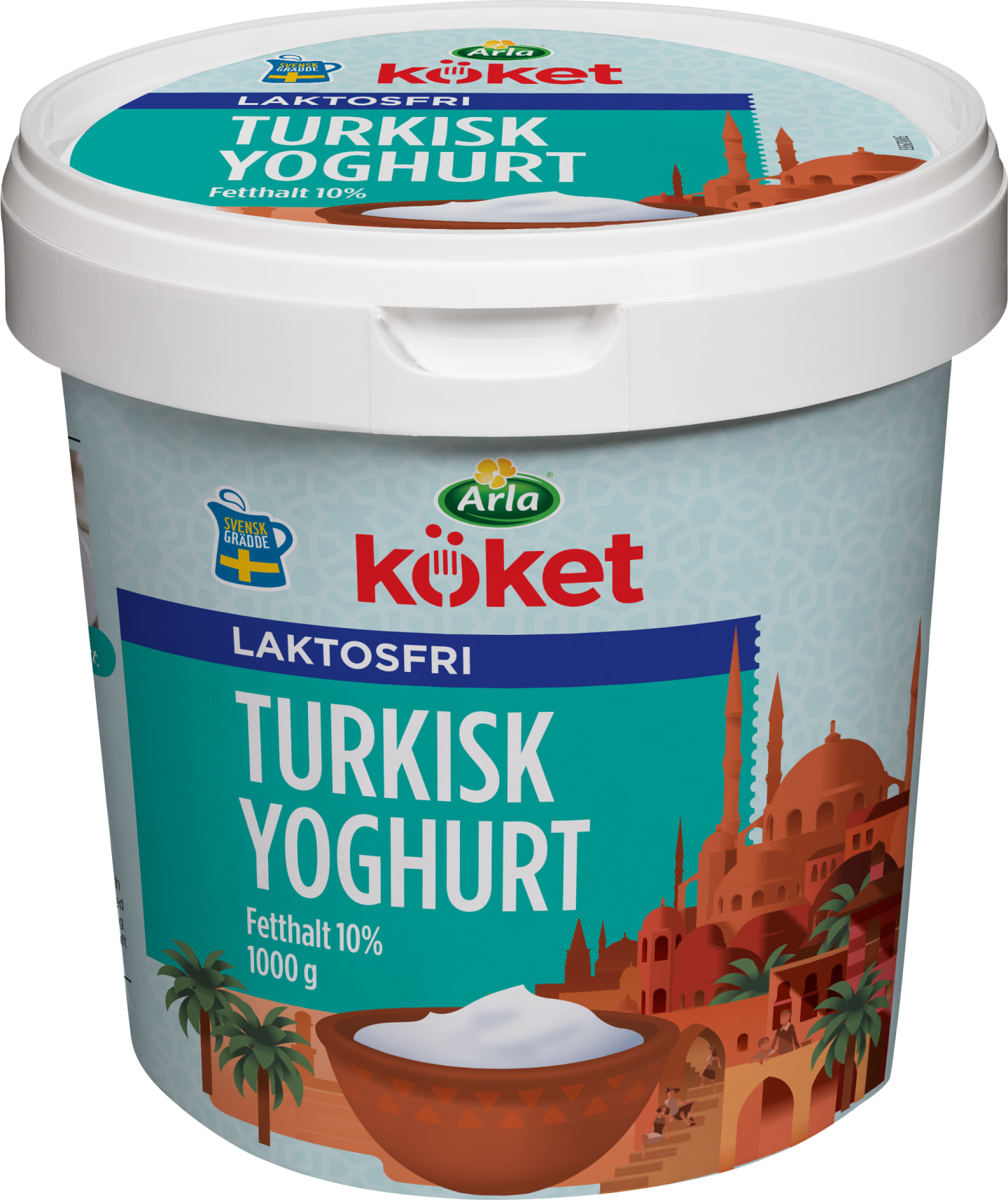 Yoghurt turkisk 10% laktosfri 1kg - Bild 1 av 1