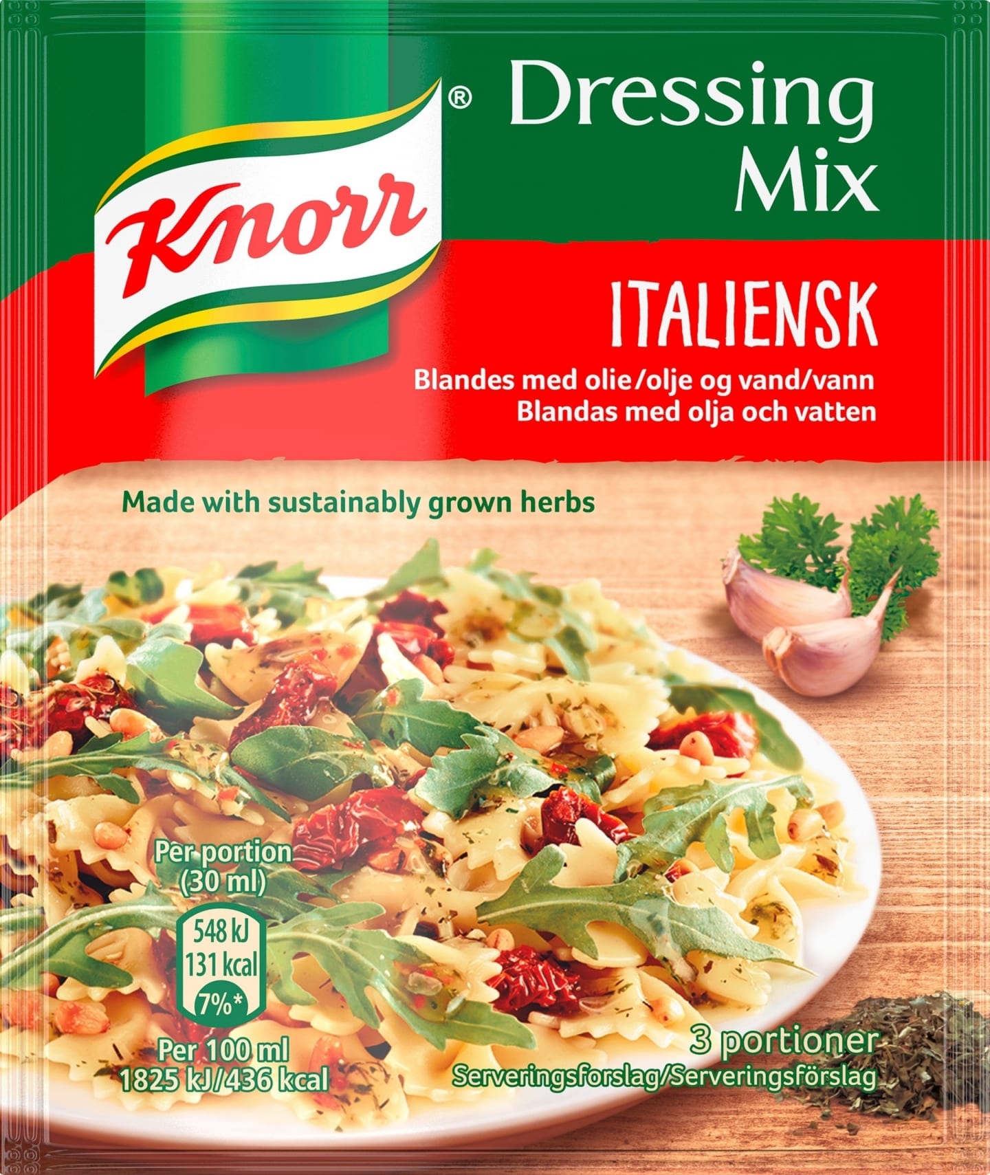 Dressingmix italiensk 3x9g