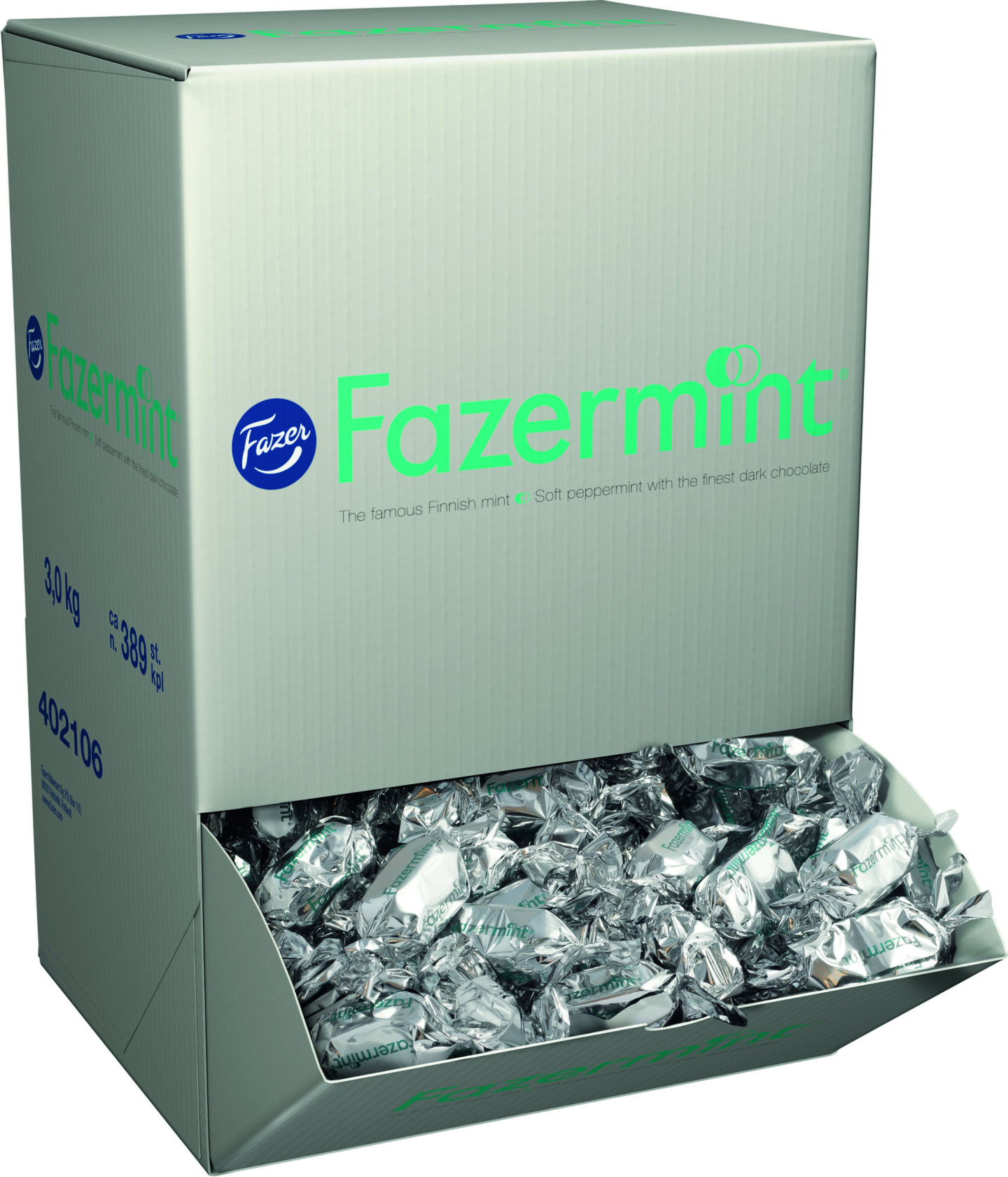 Fazermint lösgodis inslagen 3kg