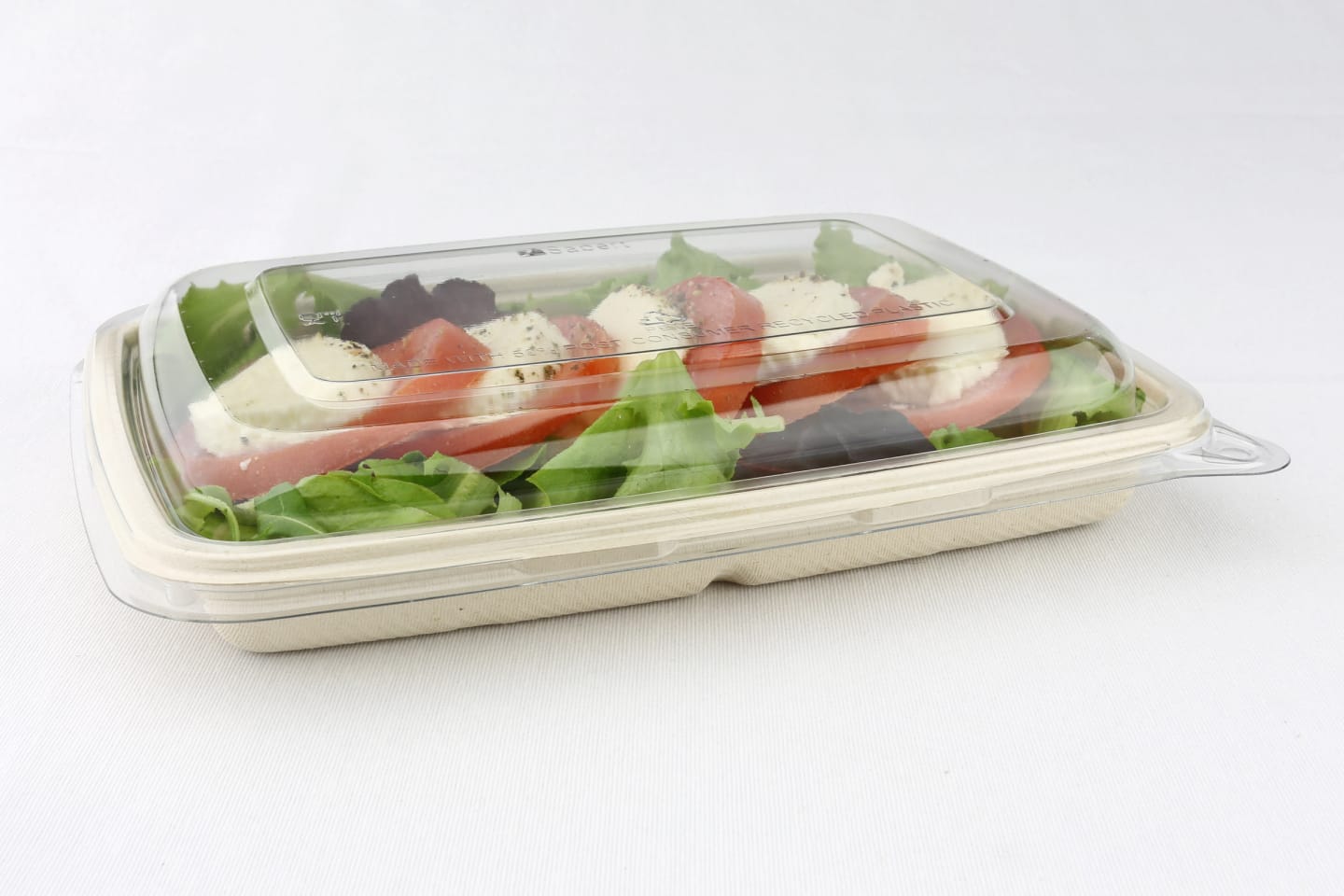 Hämtlåda bagasse 16x23x3 600ml 300st - Bild 1 av 2