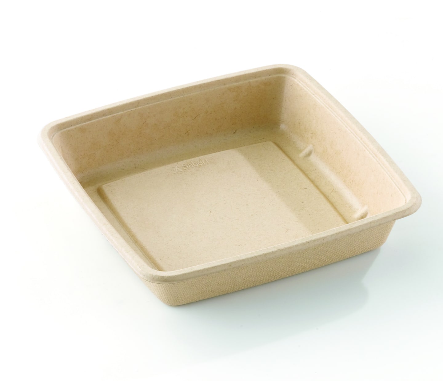 Hämtlåda bagasse 23x23x4cm 1,5L 300st