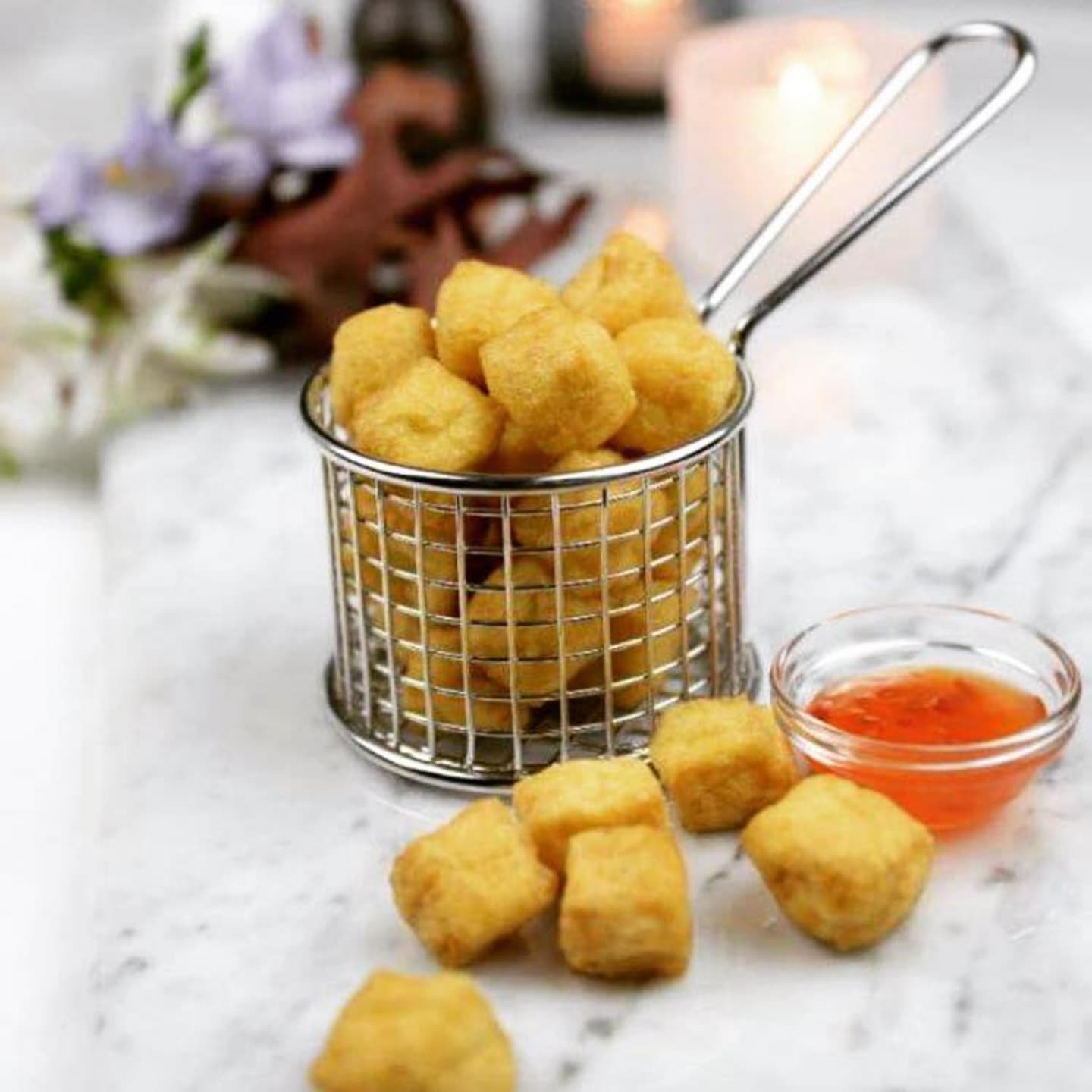 Tofu Friterad Crispy Puff Fryst 100g