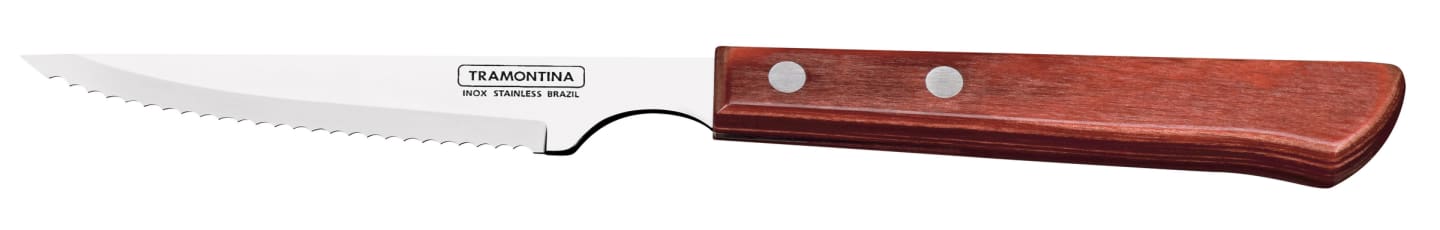 Amigo grillkniv rödbrunt handtag 218mm