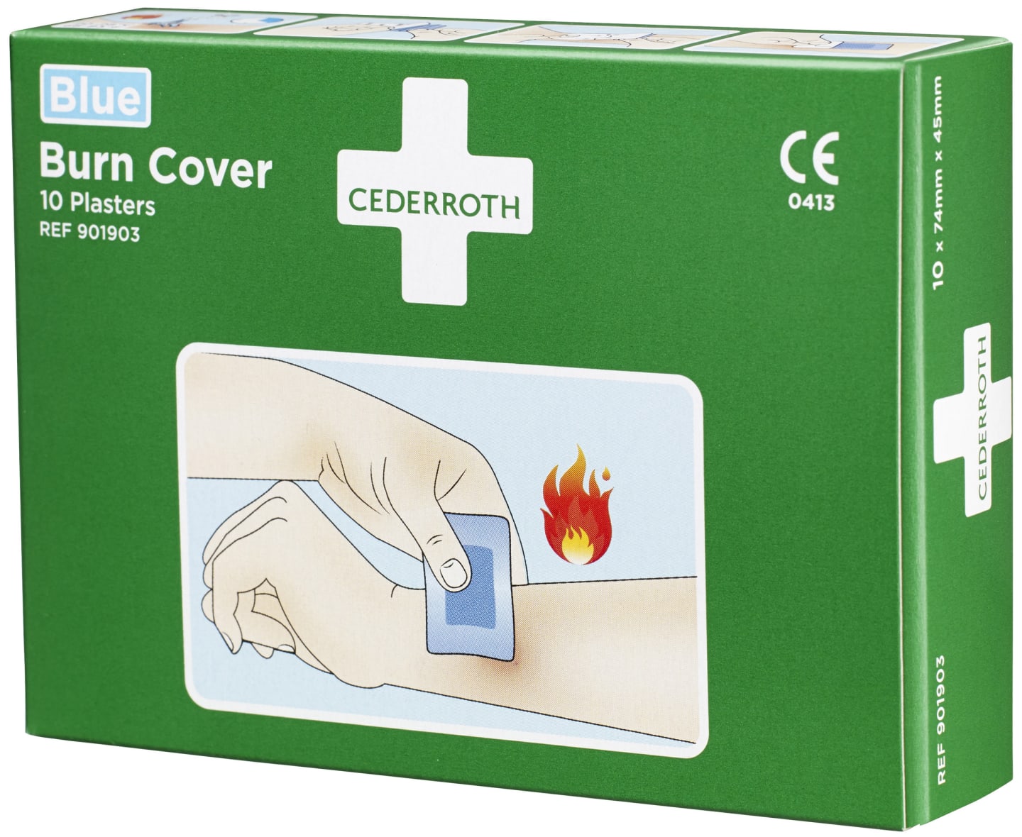 Plåster burn cover 1ask/10st - Bild 1 av 2