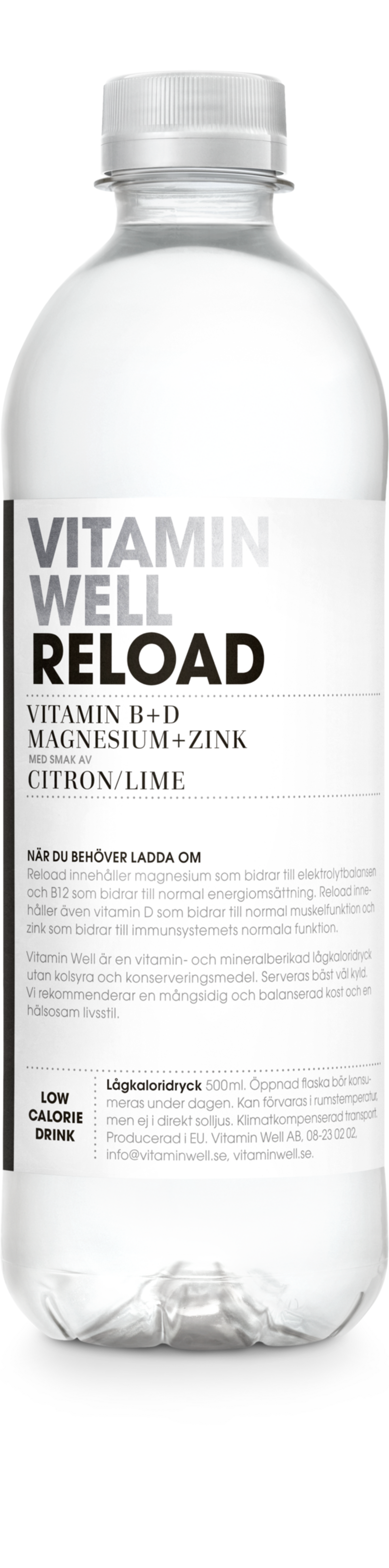 Vitamin Well Reload citron lime 50cl
