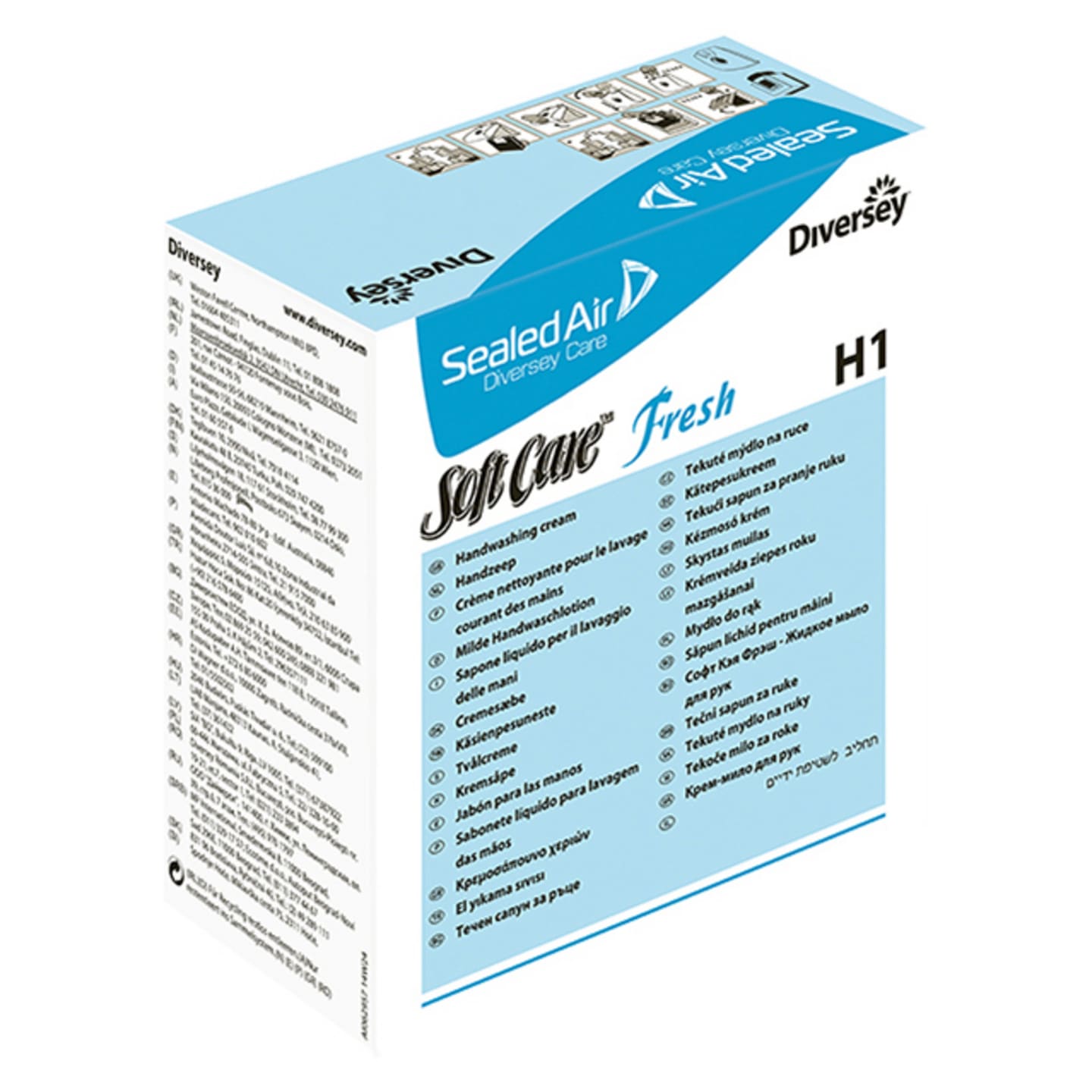 Fresh tvål Leverline 6x800ml