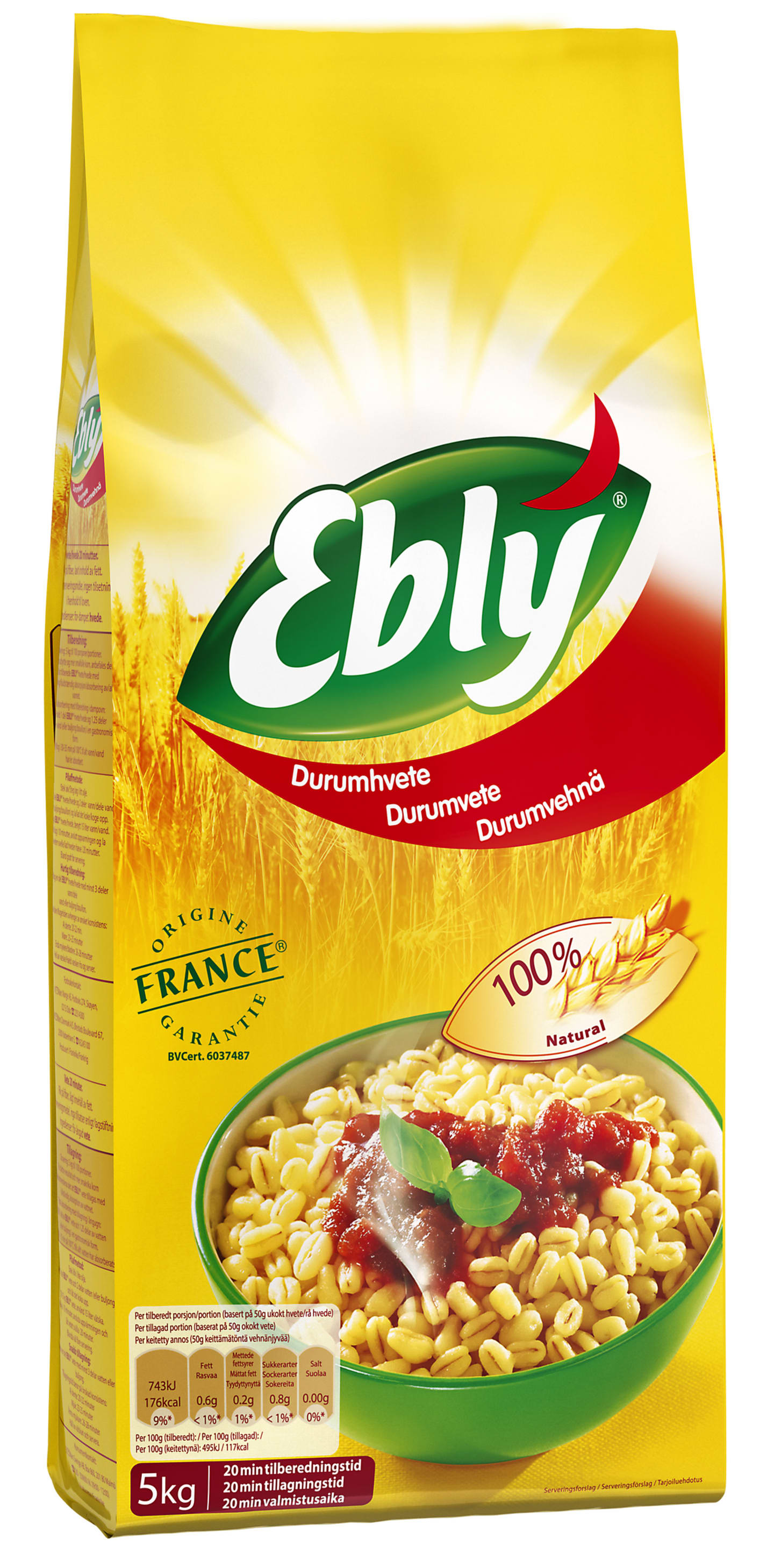 Vetekorn gourmet durum 5kg - Bild 1 av 1
