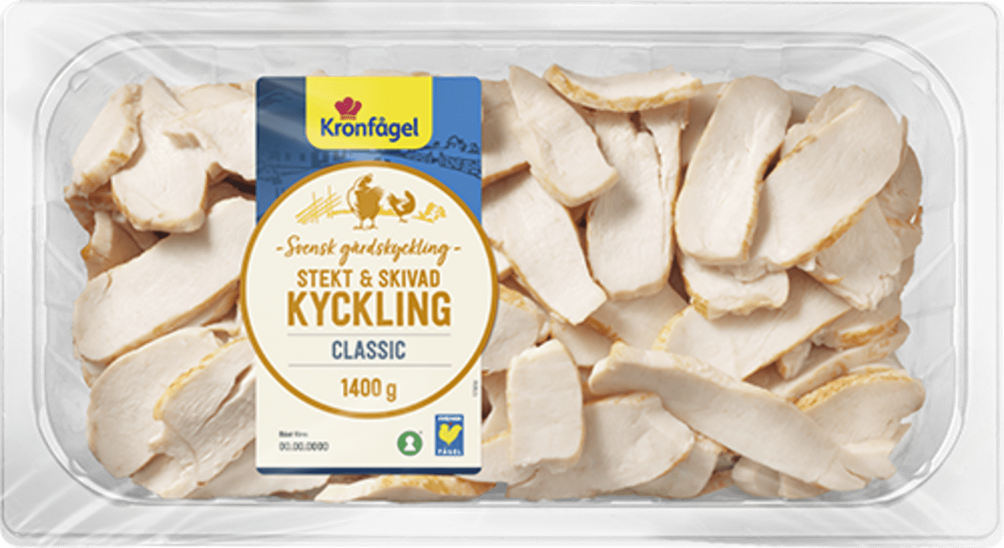 Minutkyckling Classic stekt skivad 1,4kg - Bild 1 av 3