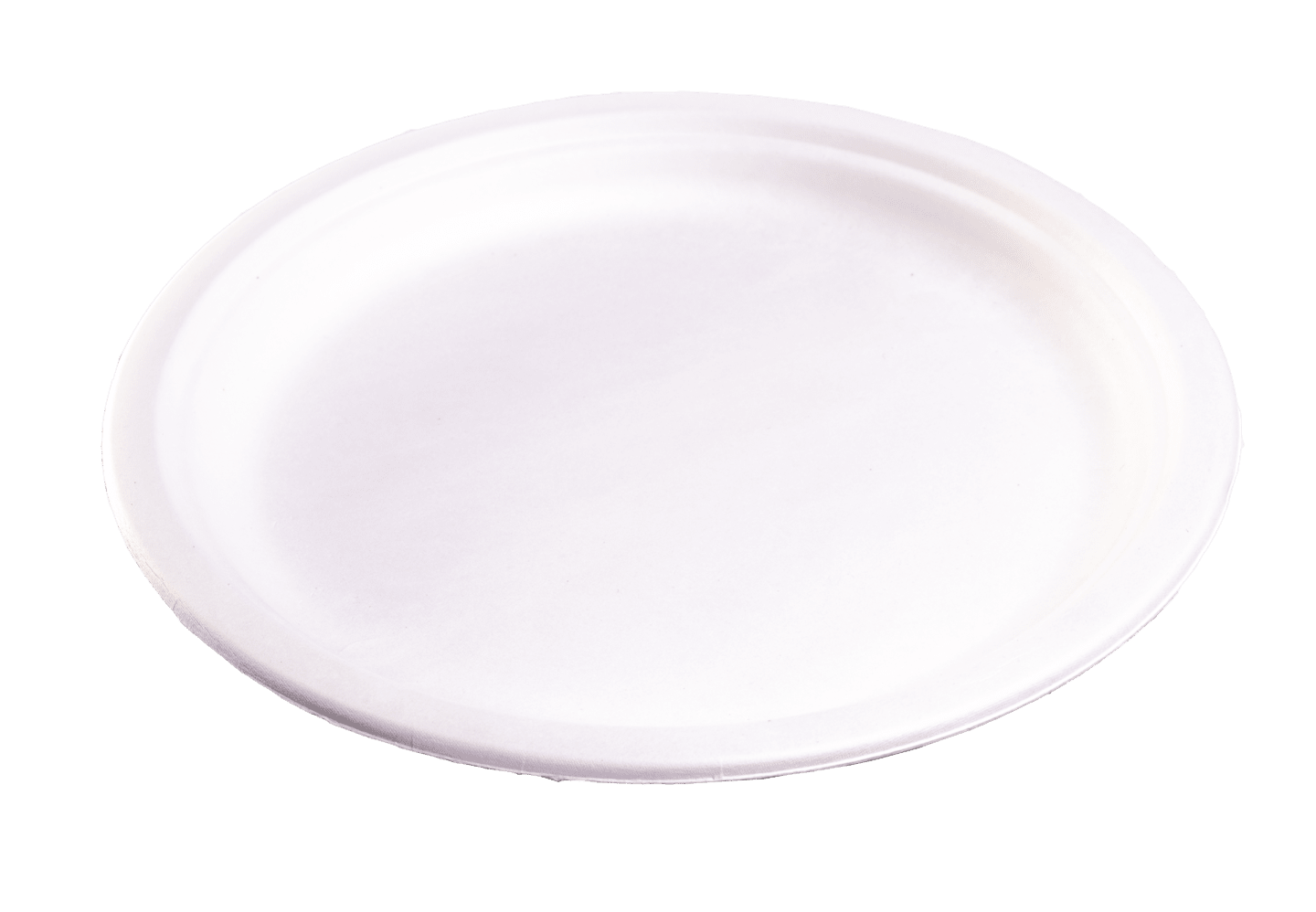 Tallrik rund bagasse D26cm 50st