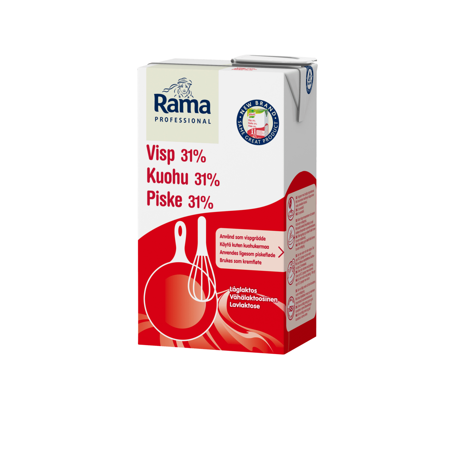 Rama Visp 31%, låglaktos 1L