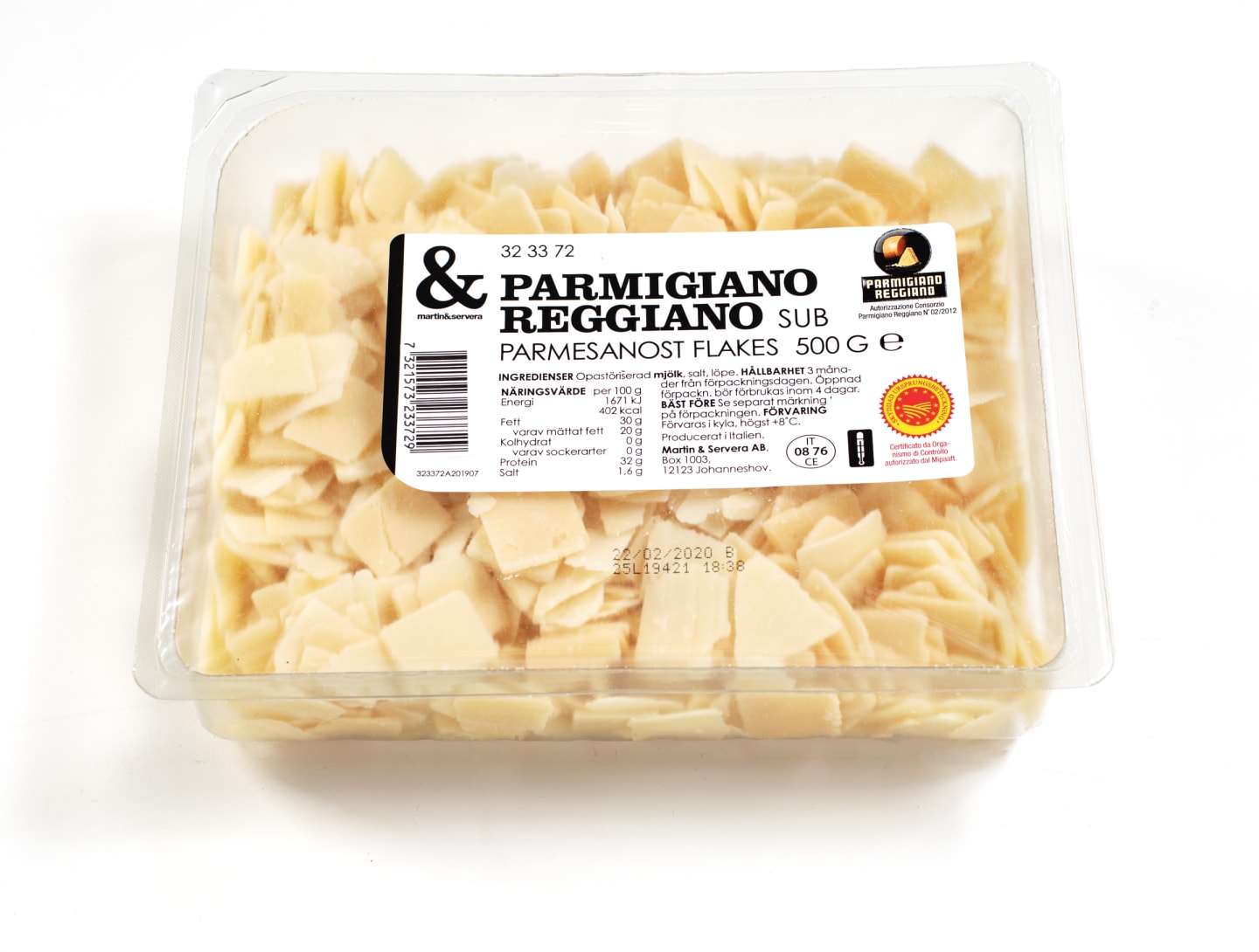 Parmesan Parmigiano Reggiano flakes 500g - Bild 1 av 3