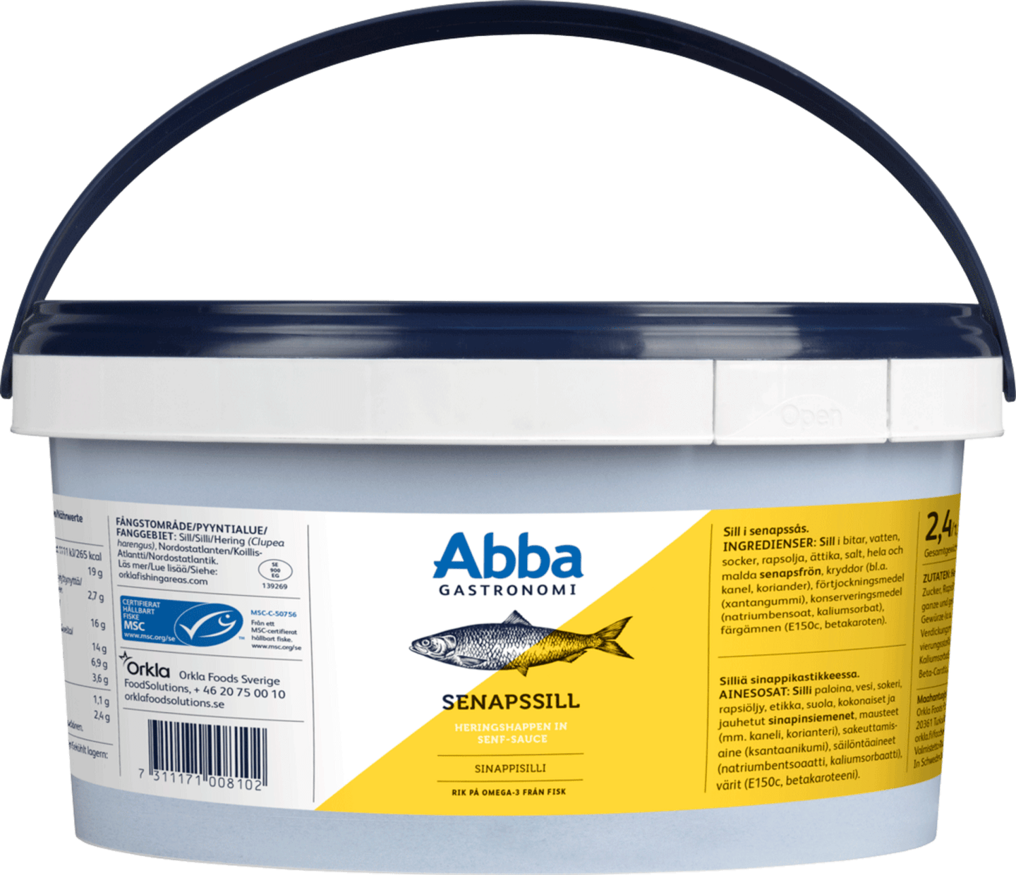 Senapssill bit MSC 2,4kg - Bild 1 av 1