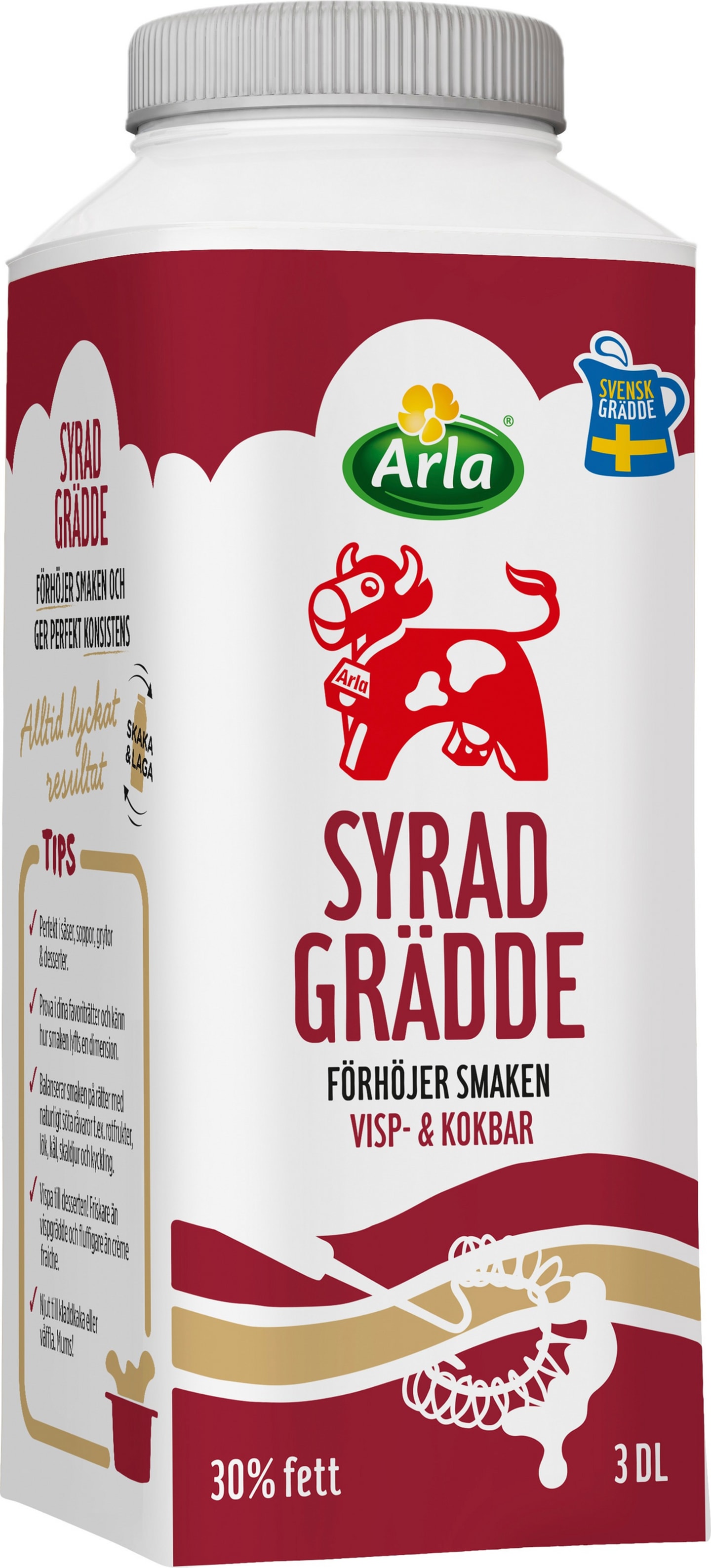 Grädde syrad 30% 3dl
