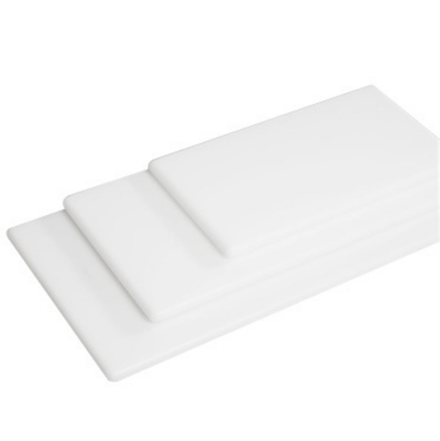 Skärbräda syntet vit 500x250x15mm