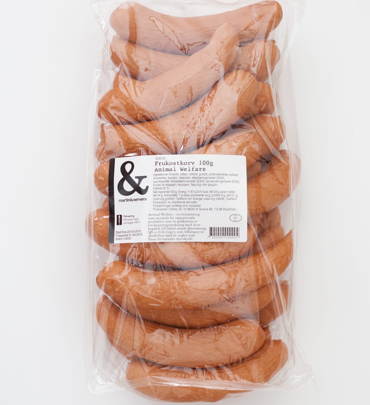 Frukostkorv 100g/2,5kg