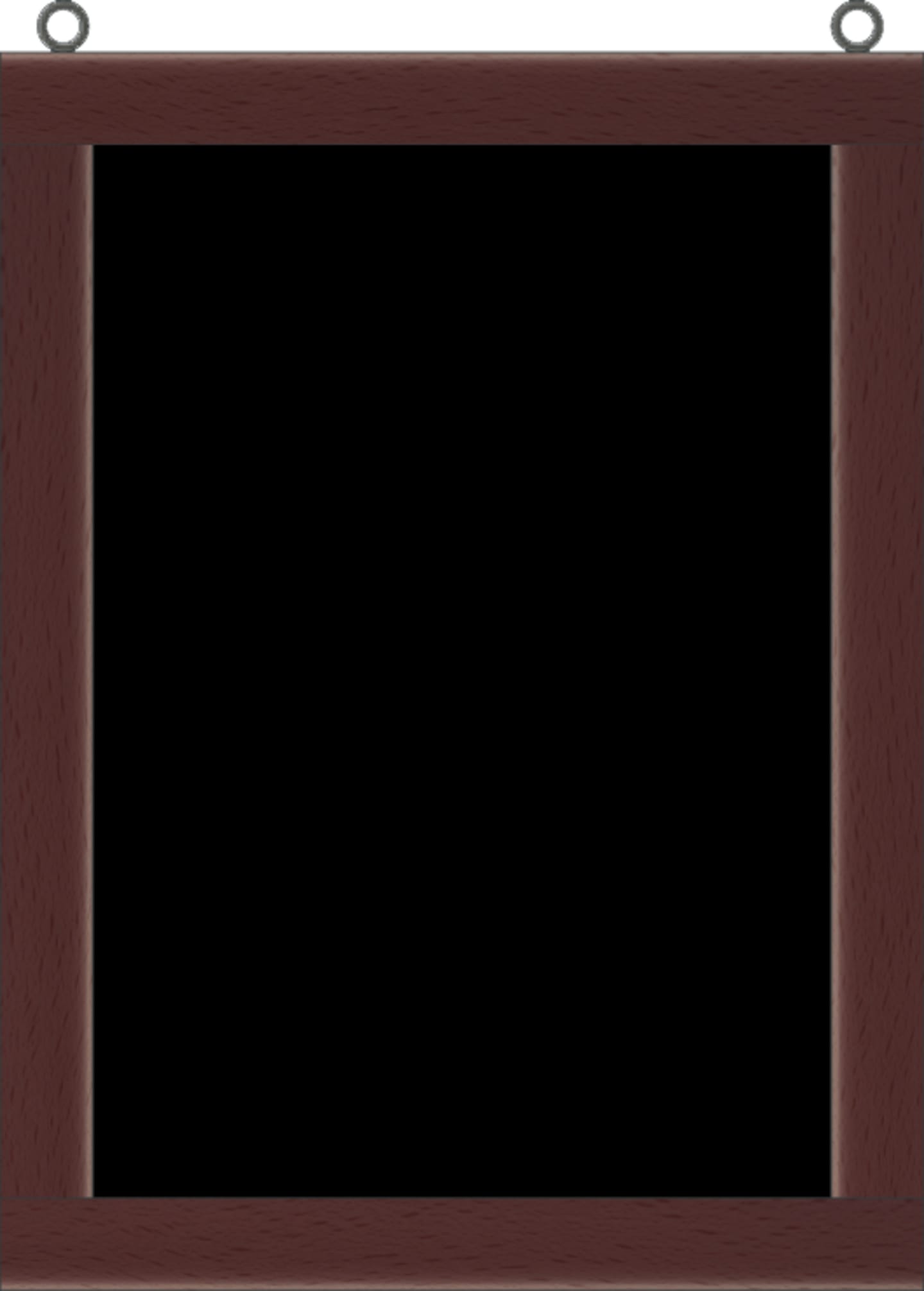 Griffeltavla mahogny A4 200x290mm