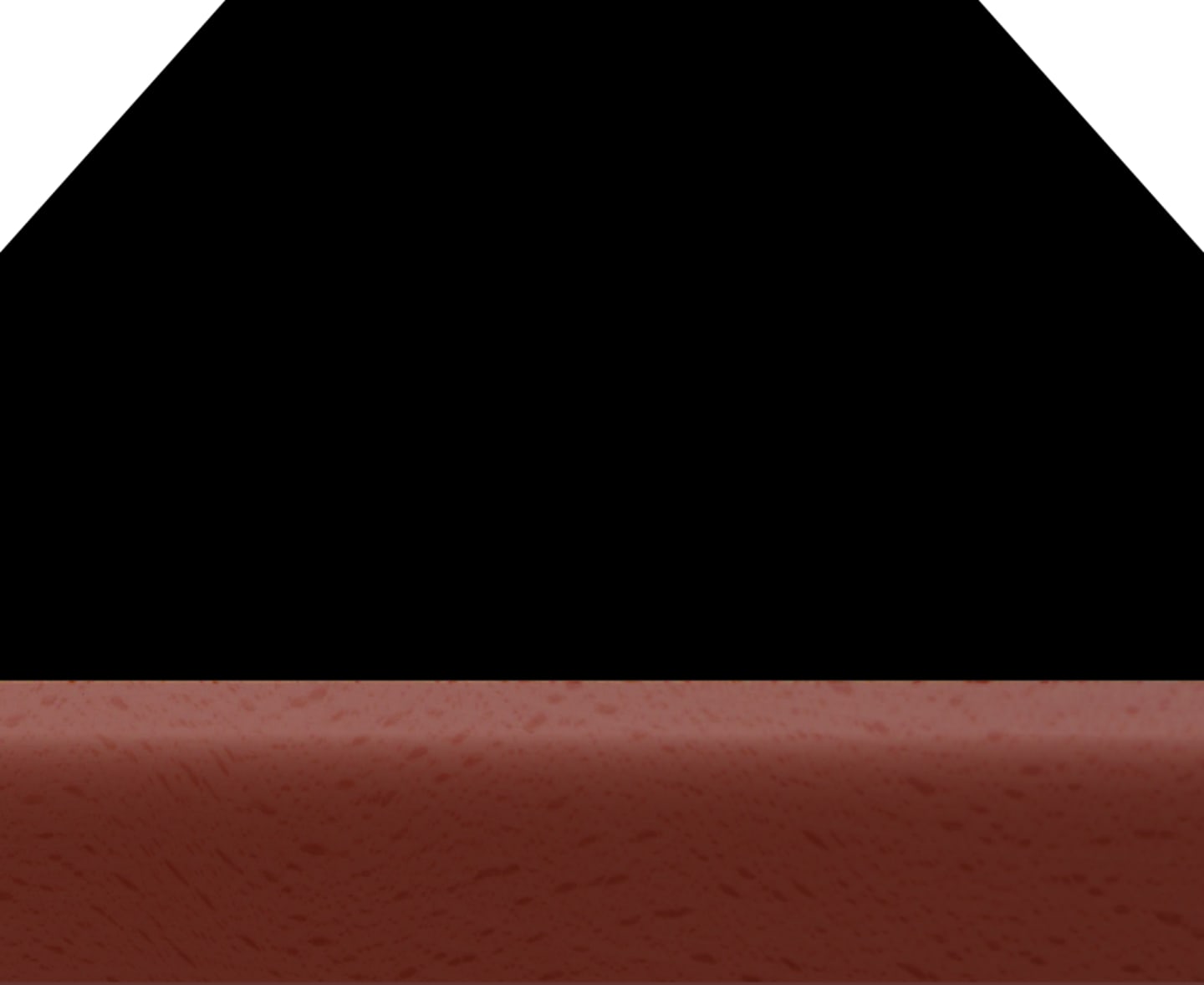 Bordsgriffel mahogny 74x52mm