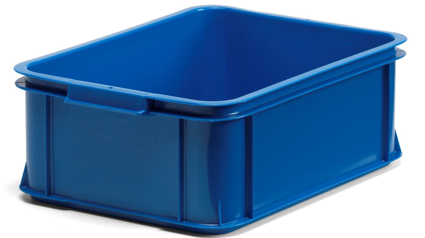 Plastback blå 400x300x 13L