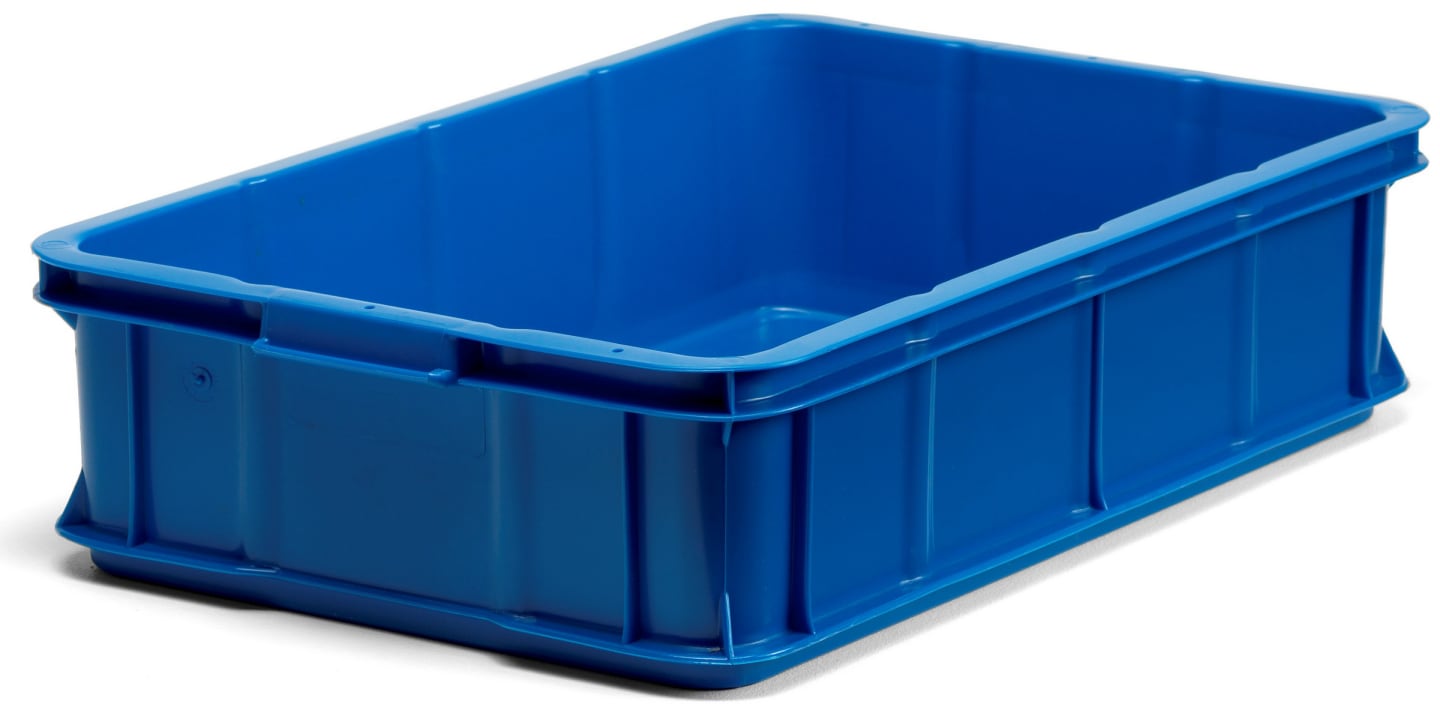 Plastback blå 600x400x 26L