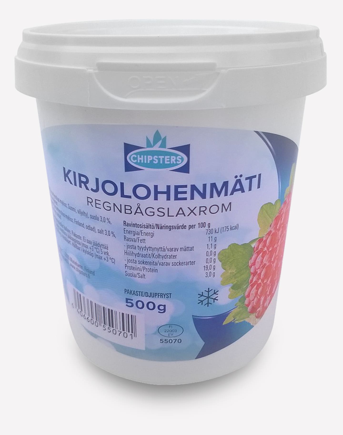 Regnbågslaxrom 500g - Bild 1 av 2