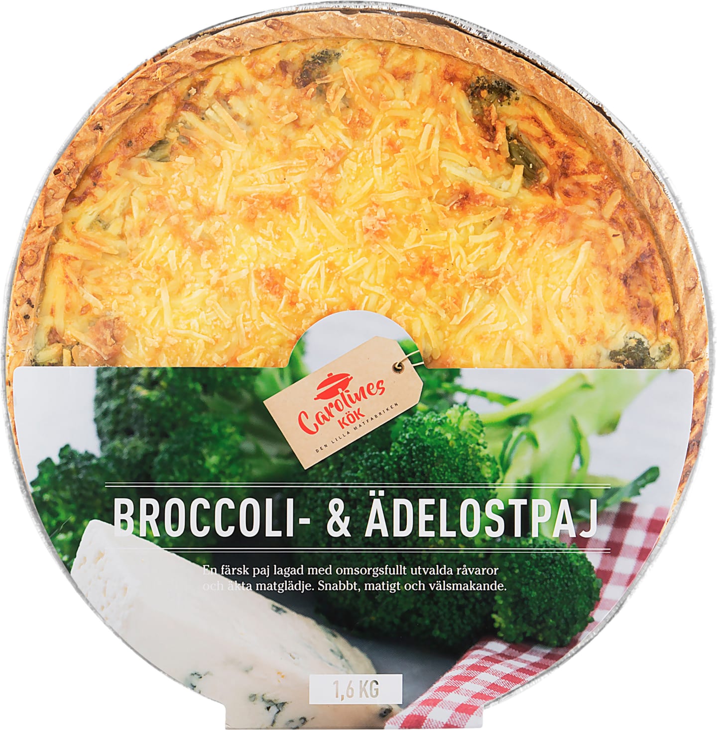 Broccoli ädelostpaj 1,6kg