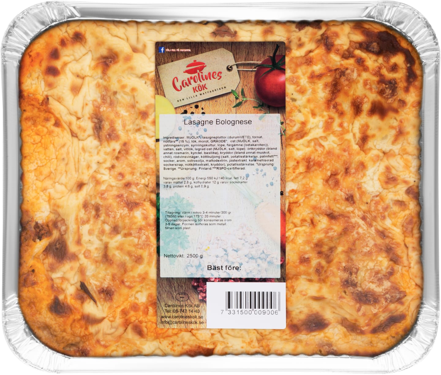Lasagne Bolognese 2,5kg