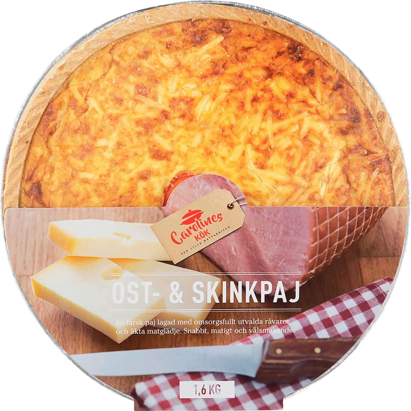 Ost skinkpaj 1,6kg