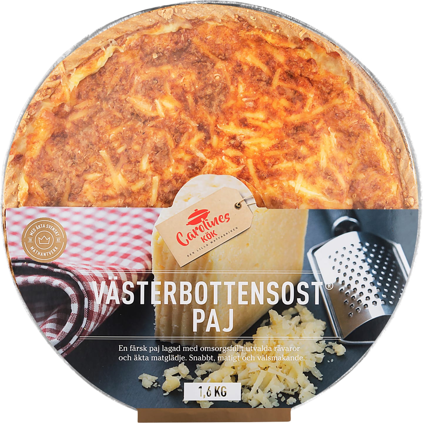 Paj med Västerbottensost 1,6kg