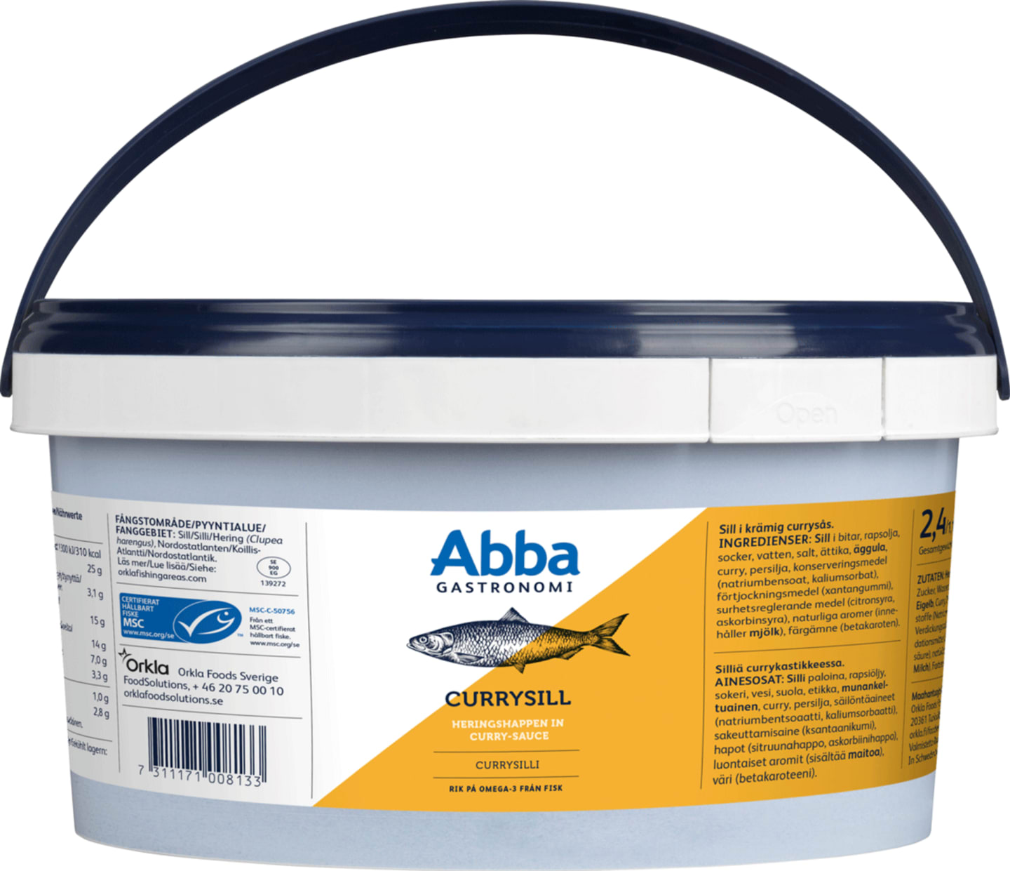 Currysill krämig MSC 2,4kg - Bild 1 av 1