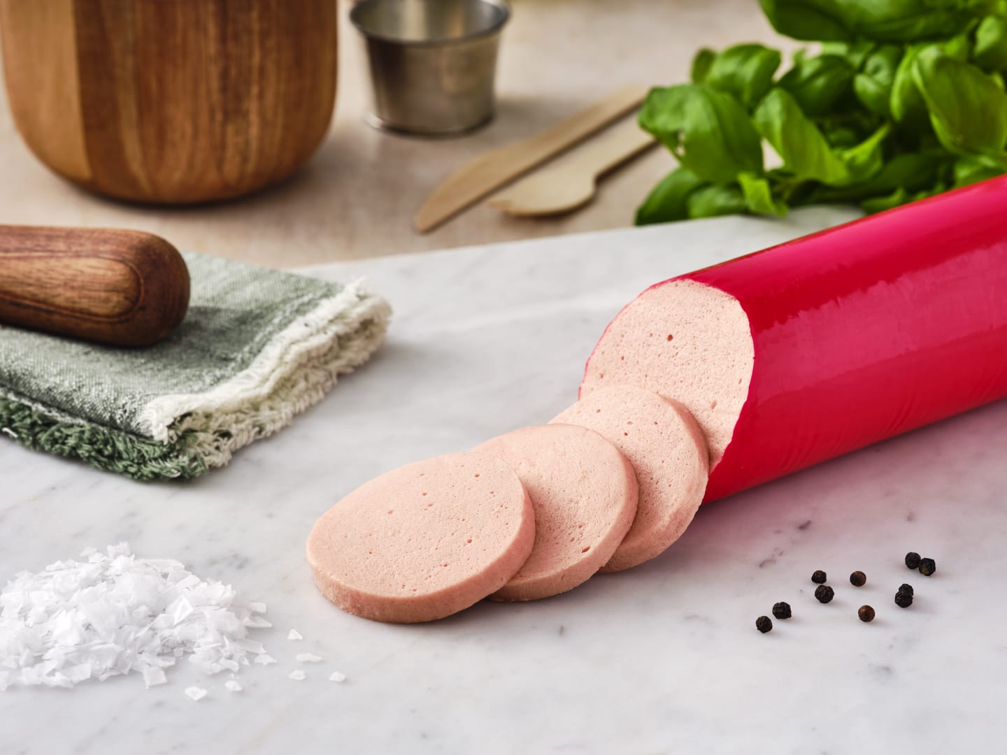 Vegansk Stekkorv Rak 1,2kg - Bild 1 av 3