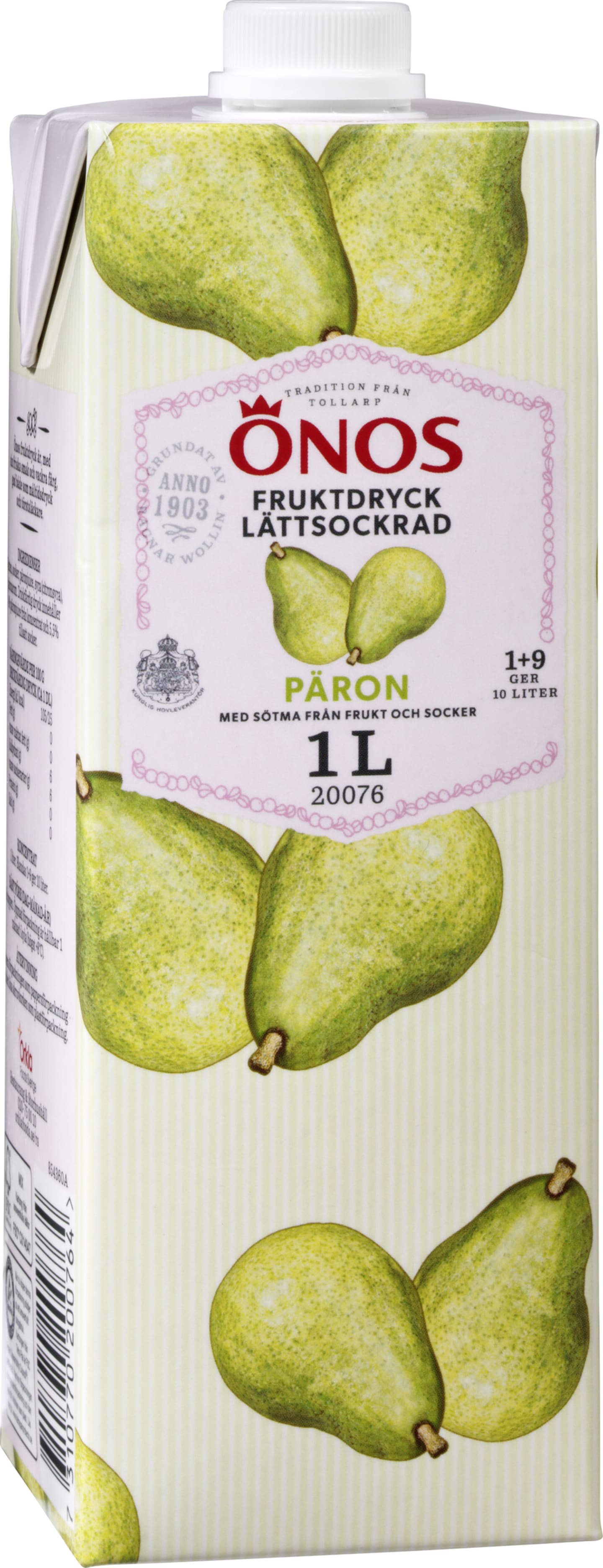 Päron Lättsockrad Fruktdryck 1L - Bild 1 av 1