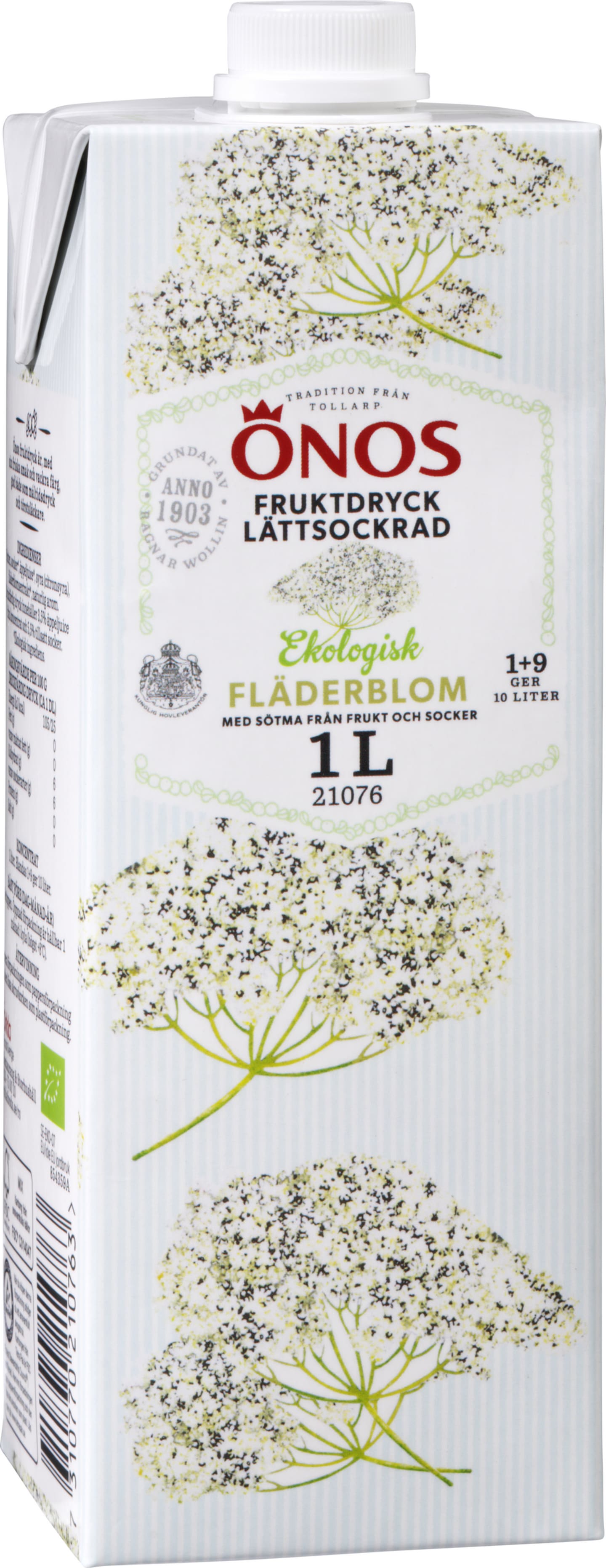 Fläder Lättsockrad Fruktdryck 1+9 1L - Bild 1 av 1