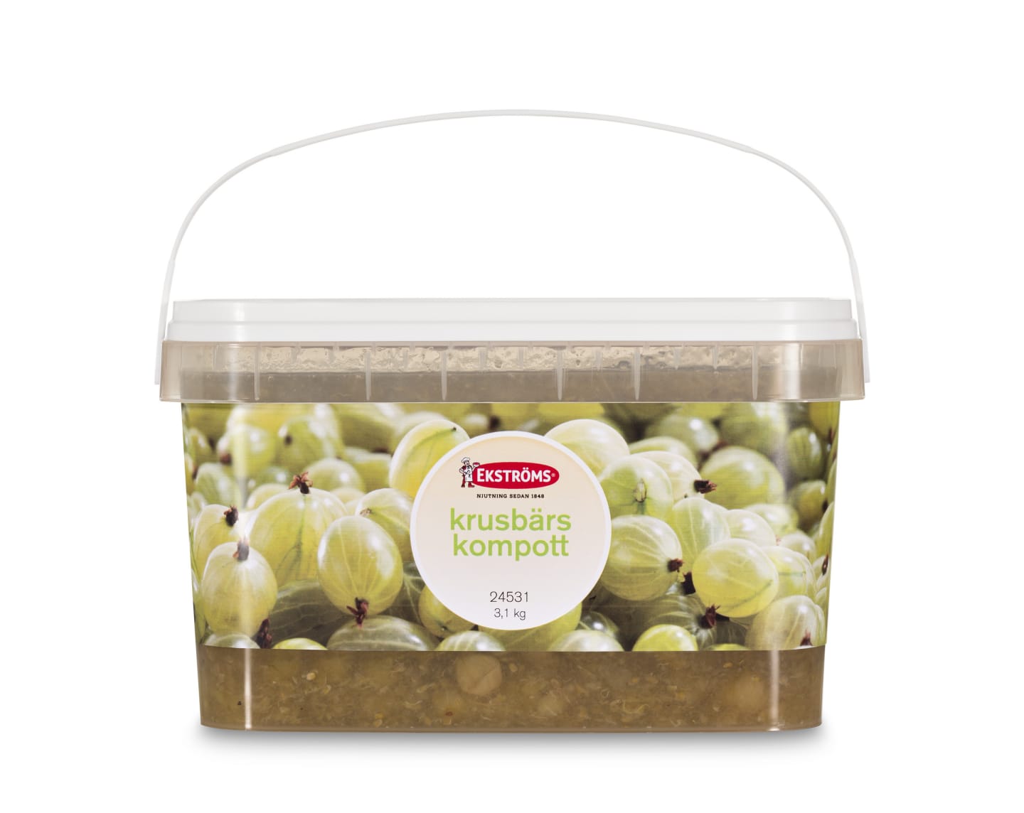 Krusbärsskompott 3,1kg - Bild 1 av 1