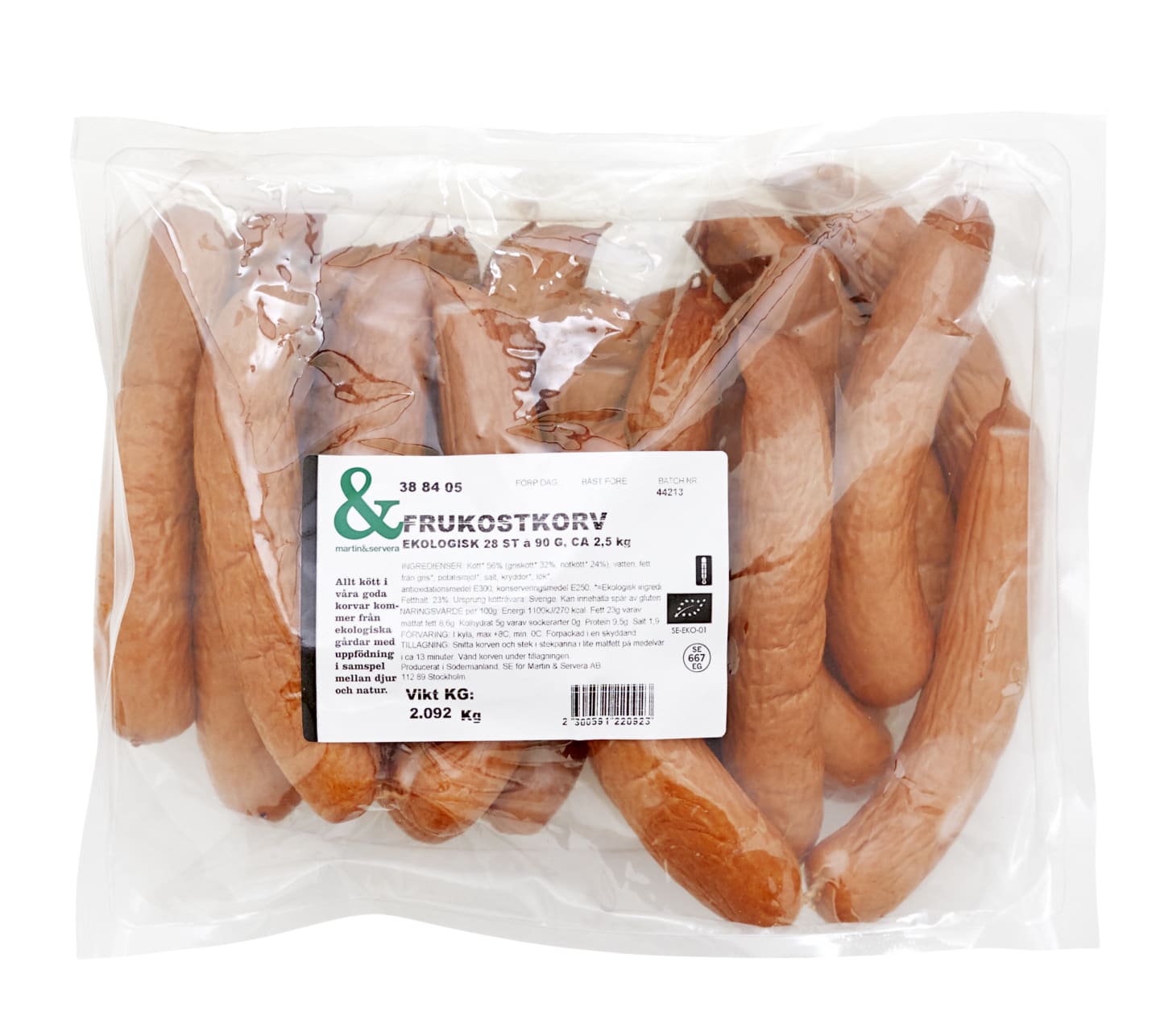 Frukostkorv 90g/1,35kg