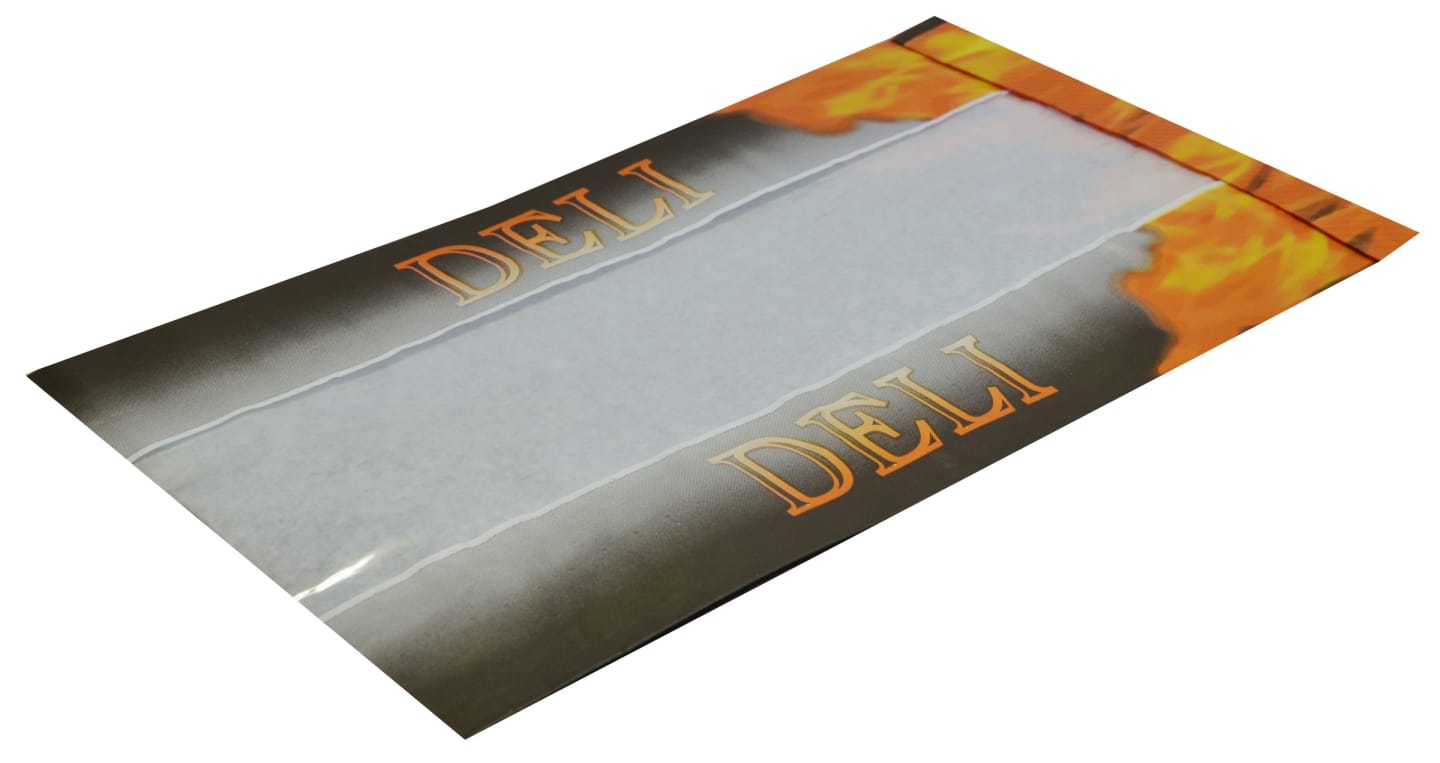 Grillpåse med fönster 200x75x350mm 500st