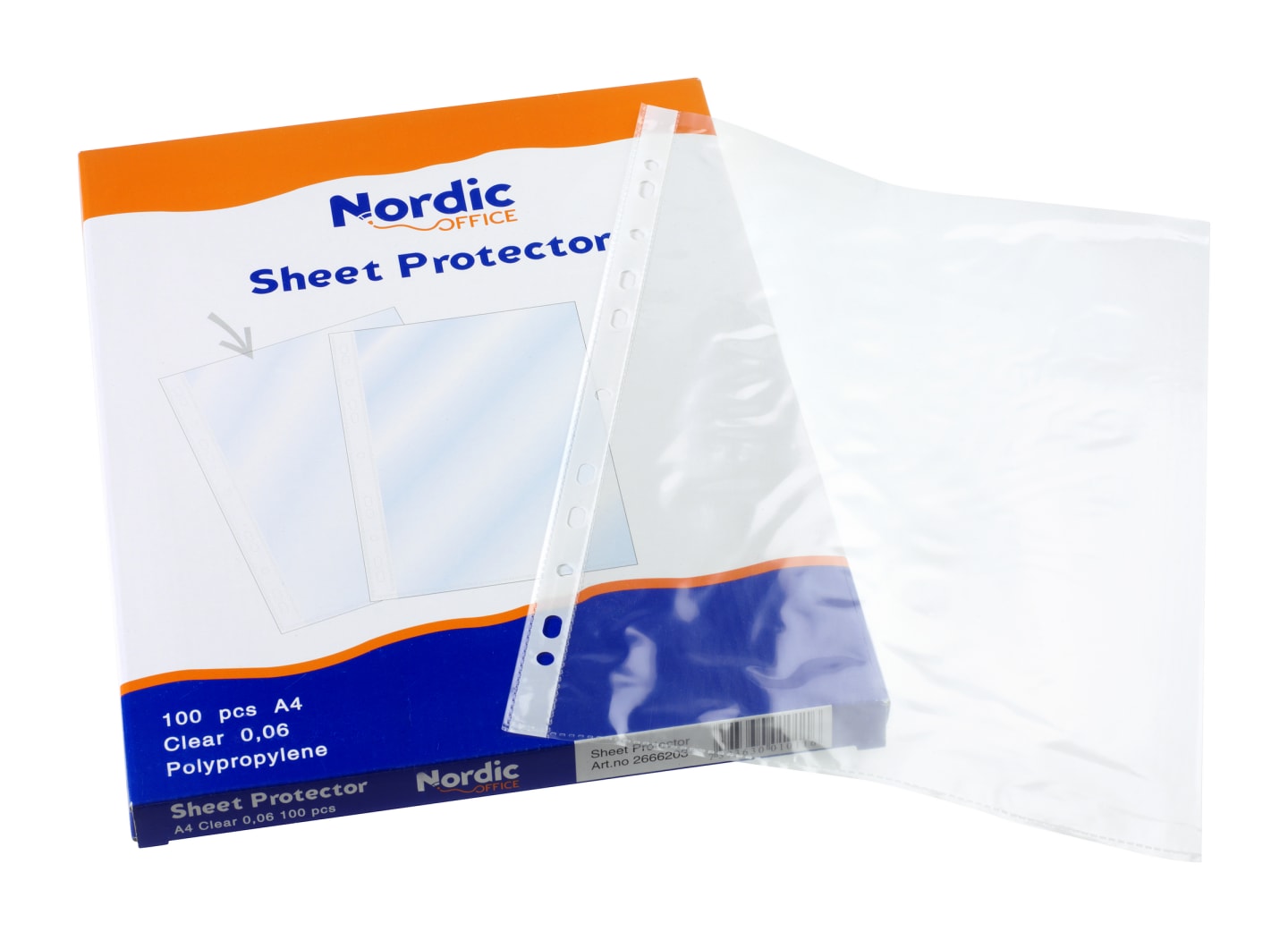 Plastficka A4 Copys 0,05 klar 100st