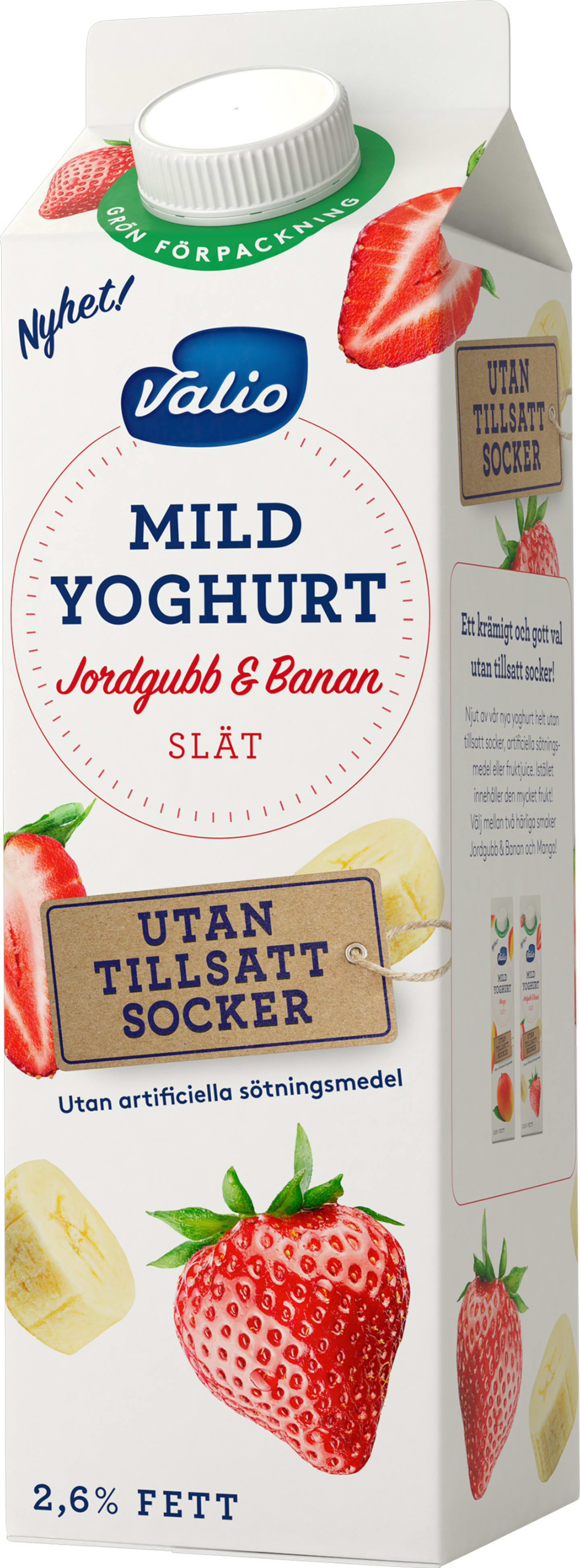 Mild yoghurt jor/ban u tills socker 1kg - Bild 1 av 1