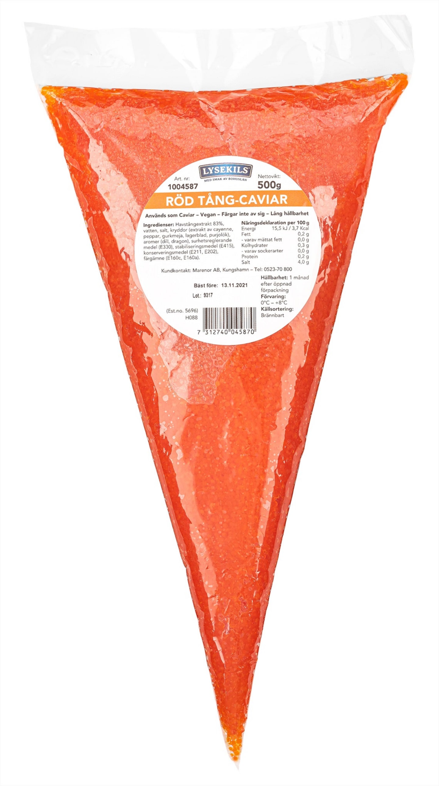 Tångcaviar röd spritspåse 500g