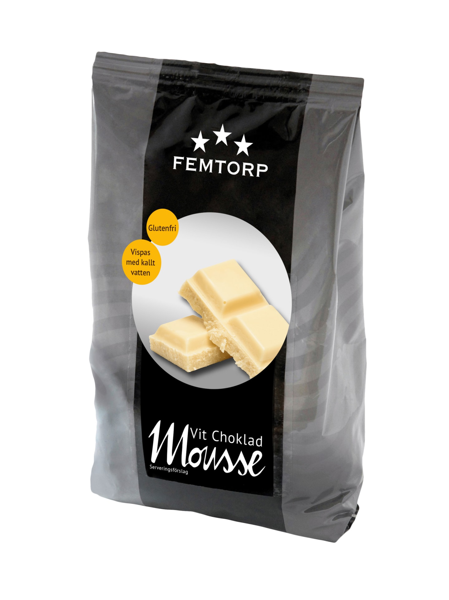 Chokladmousse vit 600g