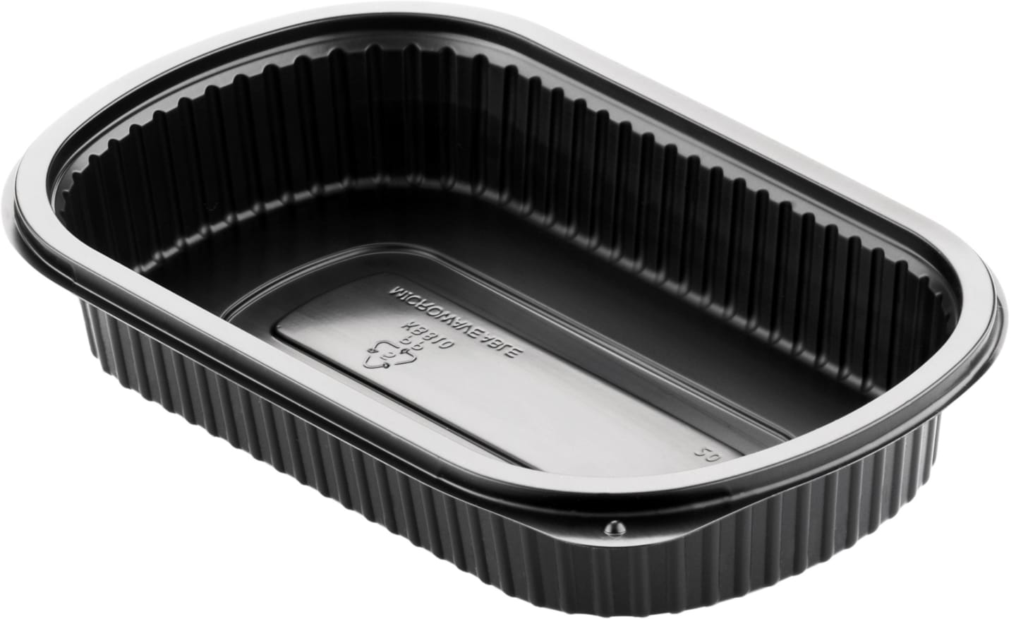Mealbox 1F pp svart lock 24x15x4 250st