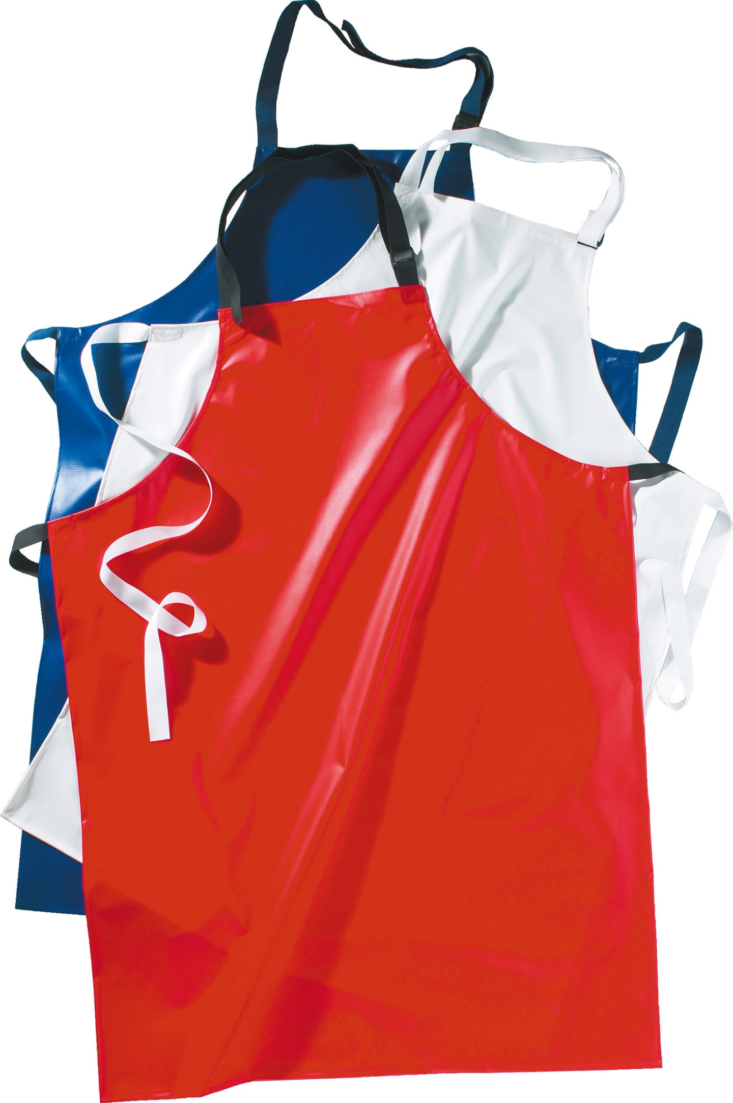 Bröstlappsförkläde röd plast 1338 - Bild 1 av 1
