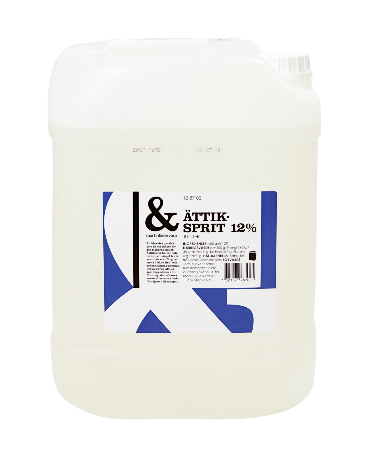 Ättiksprit 12% 10L - Bild 1 av 2