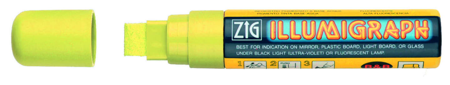 Penna vattenlöslig gul 15mm