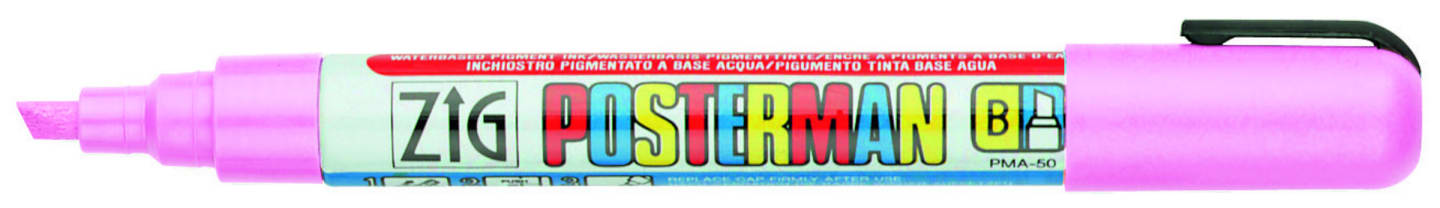 Penna vattenfast rosa 6mm