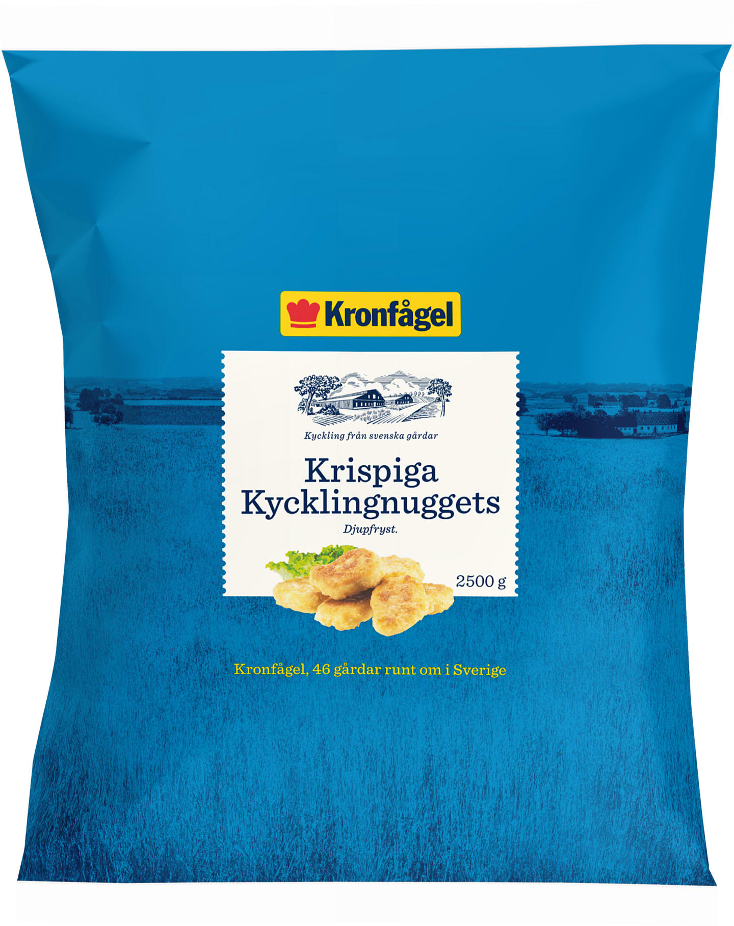 Kycklingnuggets 2,5kg - Bild 1 av 2