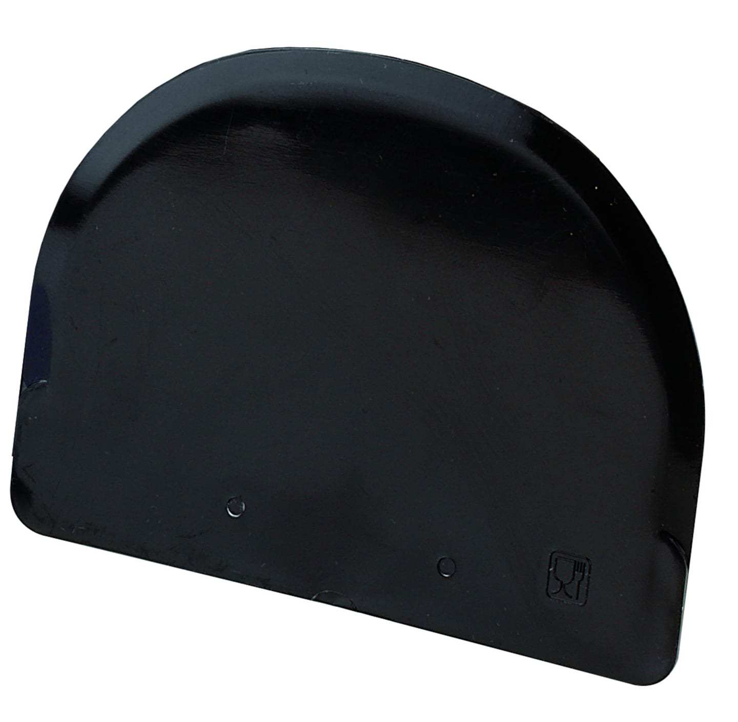 Degskrapa detektbar svart 120x90