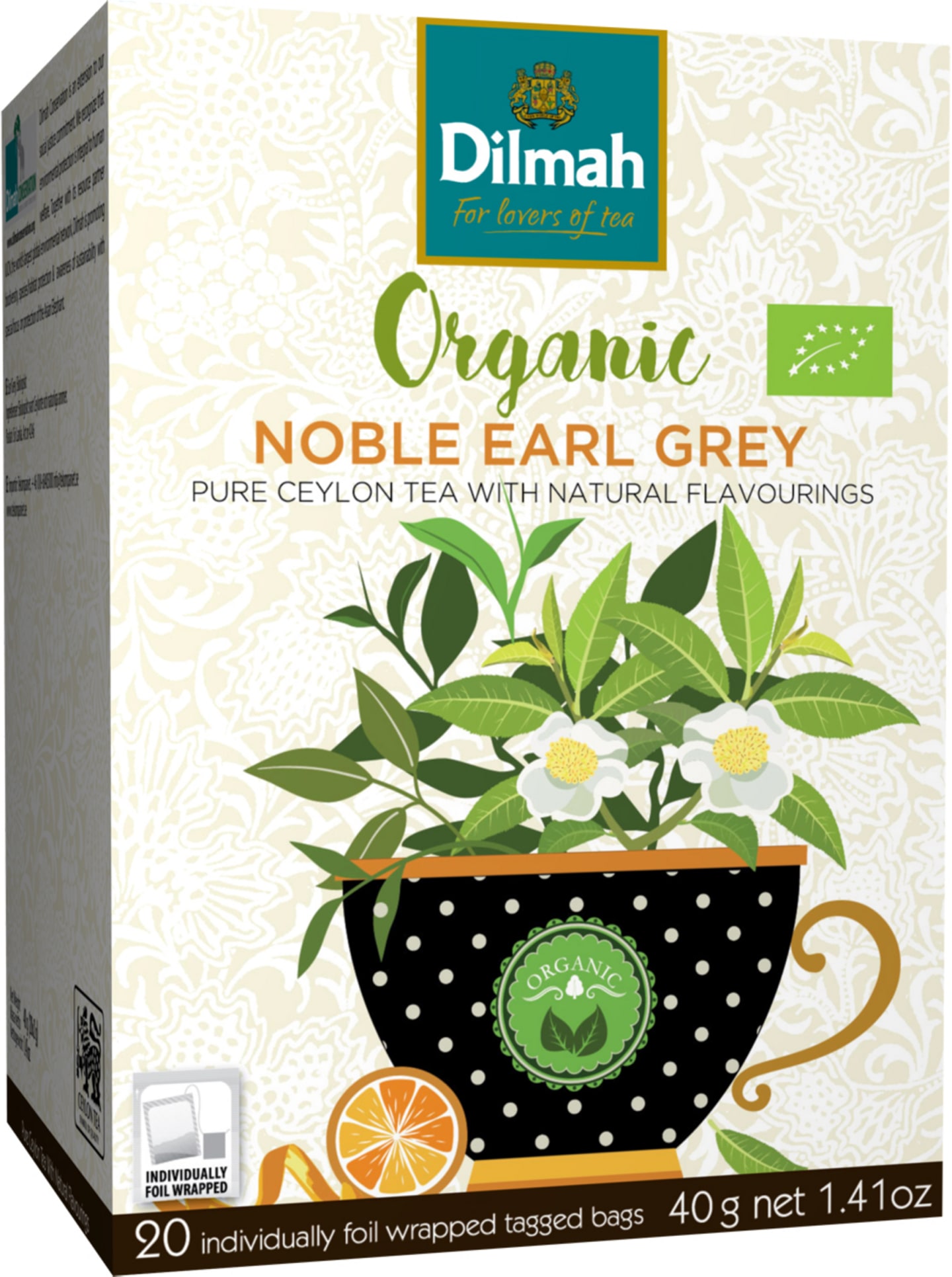 Earl Grey svart te 20x2g
