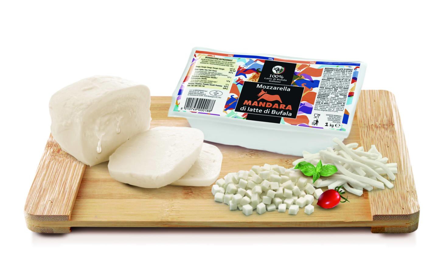 Buffelmozzarella 1kg - Bild 1 av 3