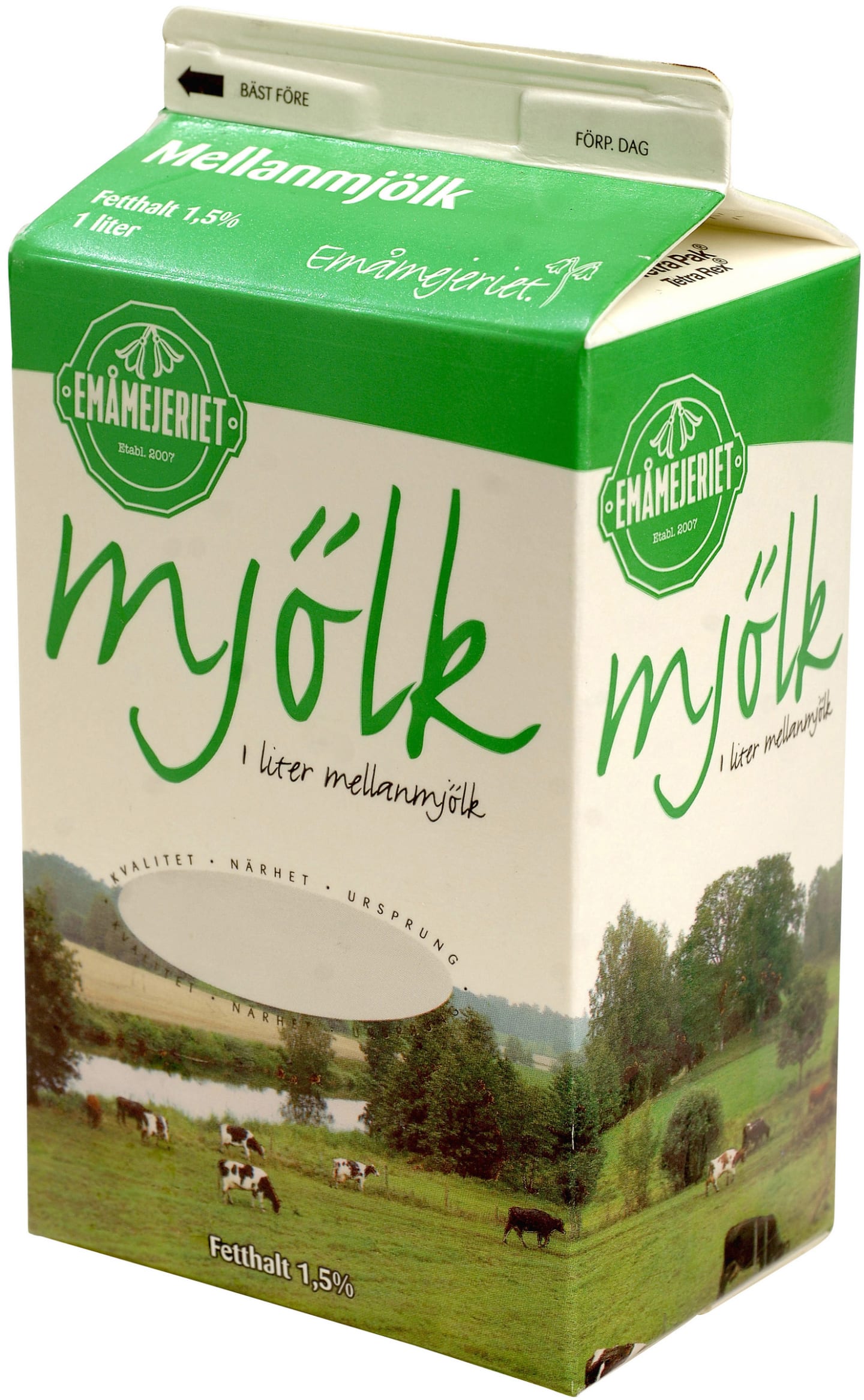 Mellanmjölk 1,5% 1L - Bild 1 av 1