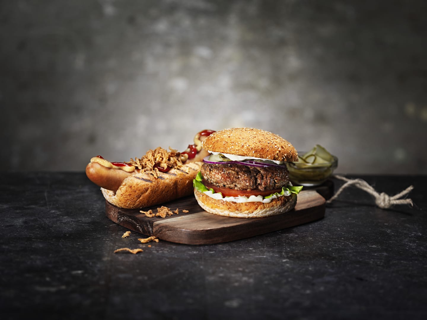Hamburgerbröd fiberrikt 58g - Bild 1 av 2